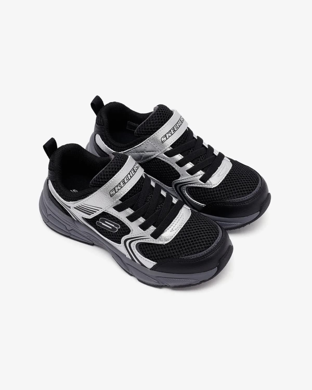 Skechers Retro-graph Büyük Erkek Çocuk Gri Spor Ayakkabı · 403857L-SLBK (7/8)
