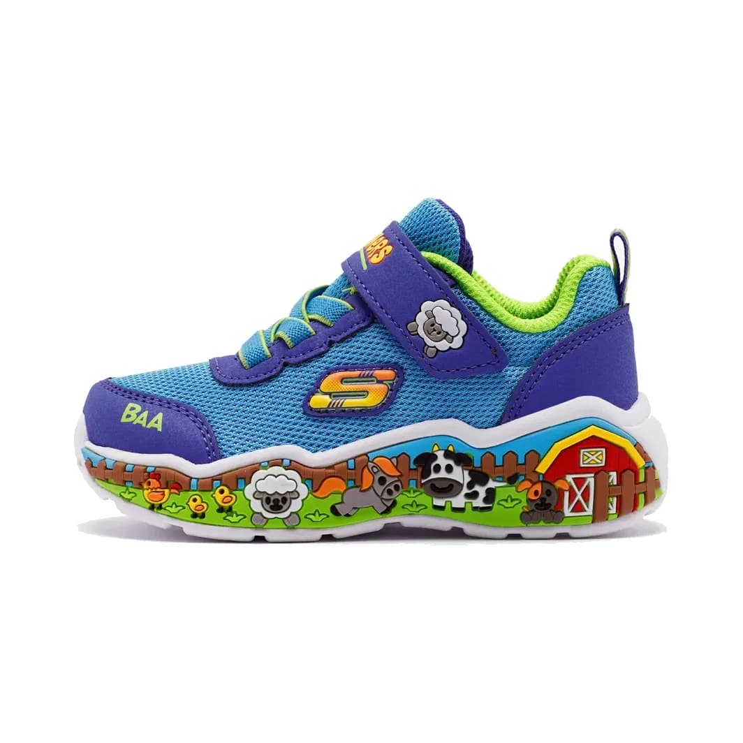 Skechers Play Scene Küçük Erkek Çocuk Mavi Spor Ayakkabı · 407312N-BLMT (2/12)