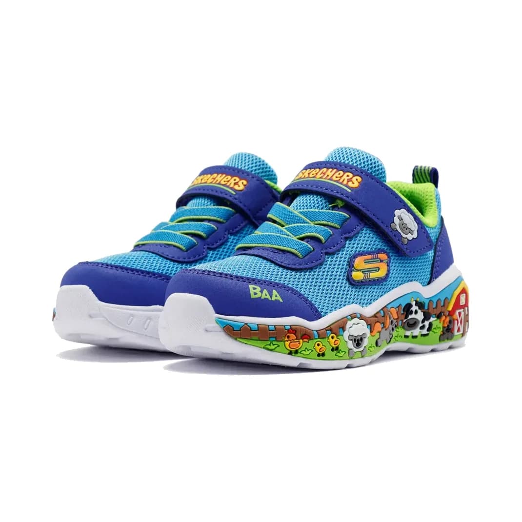Skechers Play Scene Küçük Erkek Çocuk Mavi Spor Ayakkabı · 407312N-BLMT (3/12)