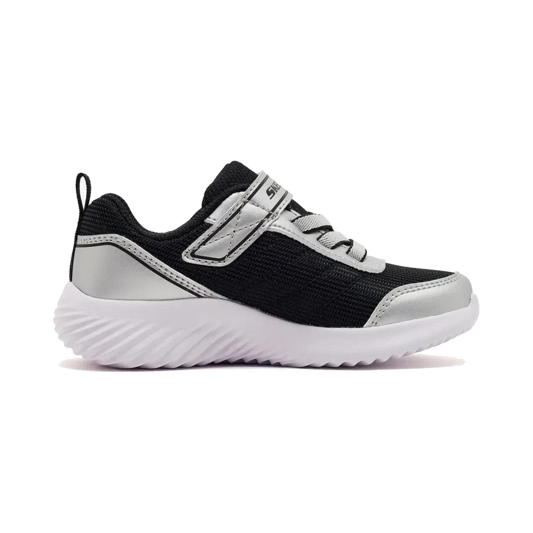 Skechers Bounder Küçük Erkek Çocuk Gri Spor Ayakkabı · 407609N-SLBK