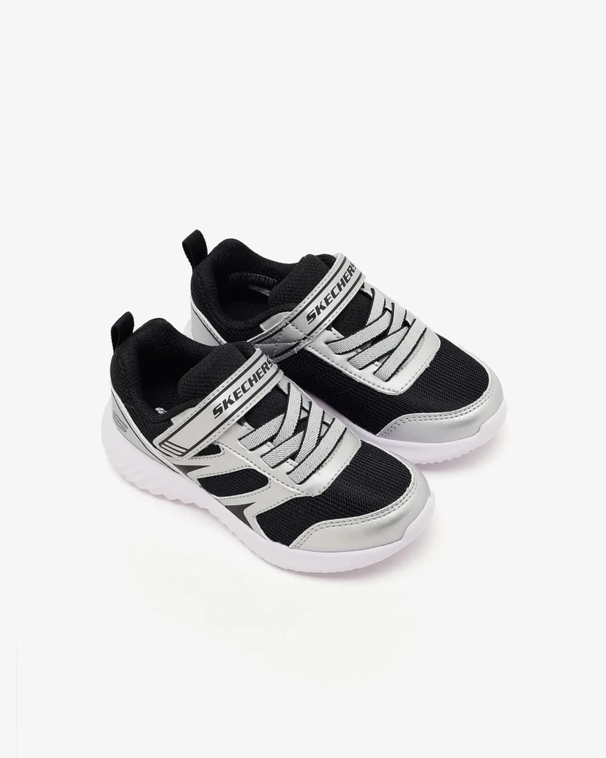Skechers Bounder Küçük Erkek Çocuk Gri Spor Ayakkabı · 407609N-SLBK (5/5)