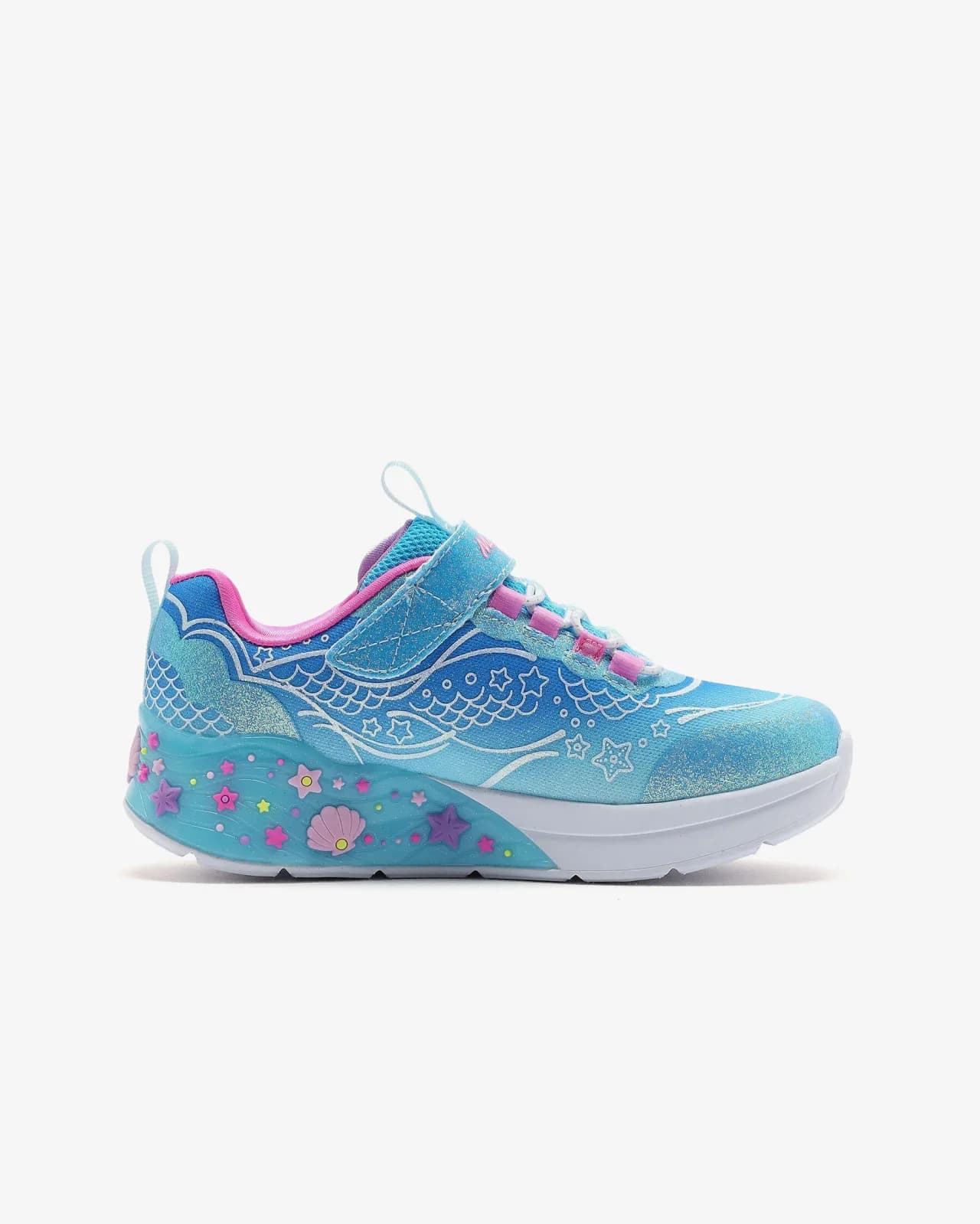 Skechers Mermaid Dreams Büyük Kız Çocuk Mavi Işıklı Spor Ayakkabı
