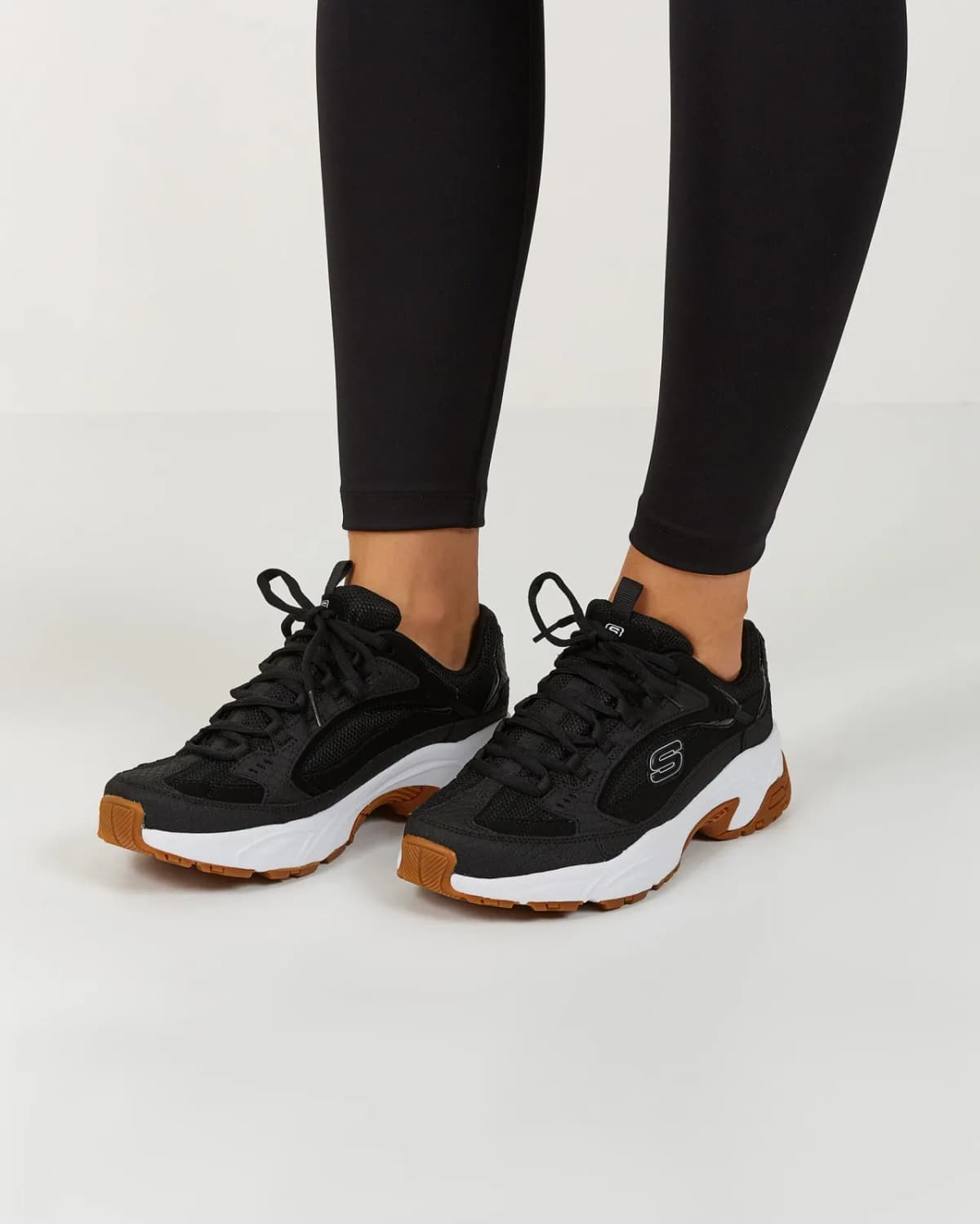 Skechers Stamina - Classy Trail Kadın Siyah Sneakers · 13455-BKW (7/9)