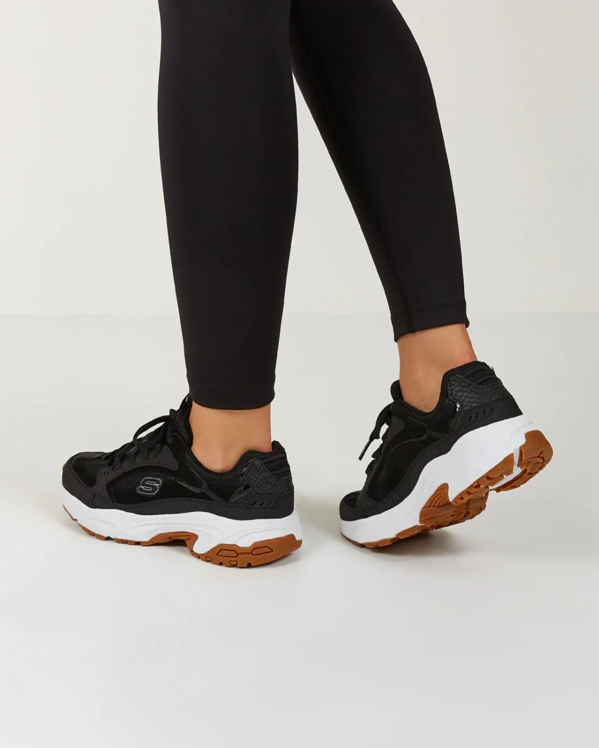 Skechers Stamina - Classy Trail Kadın Siyah Sneakers · 13455-BKW (9/9)