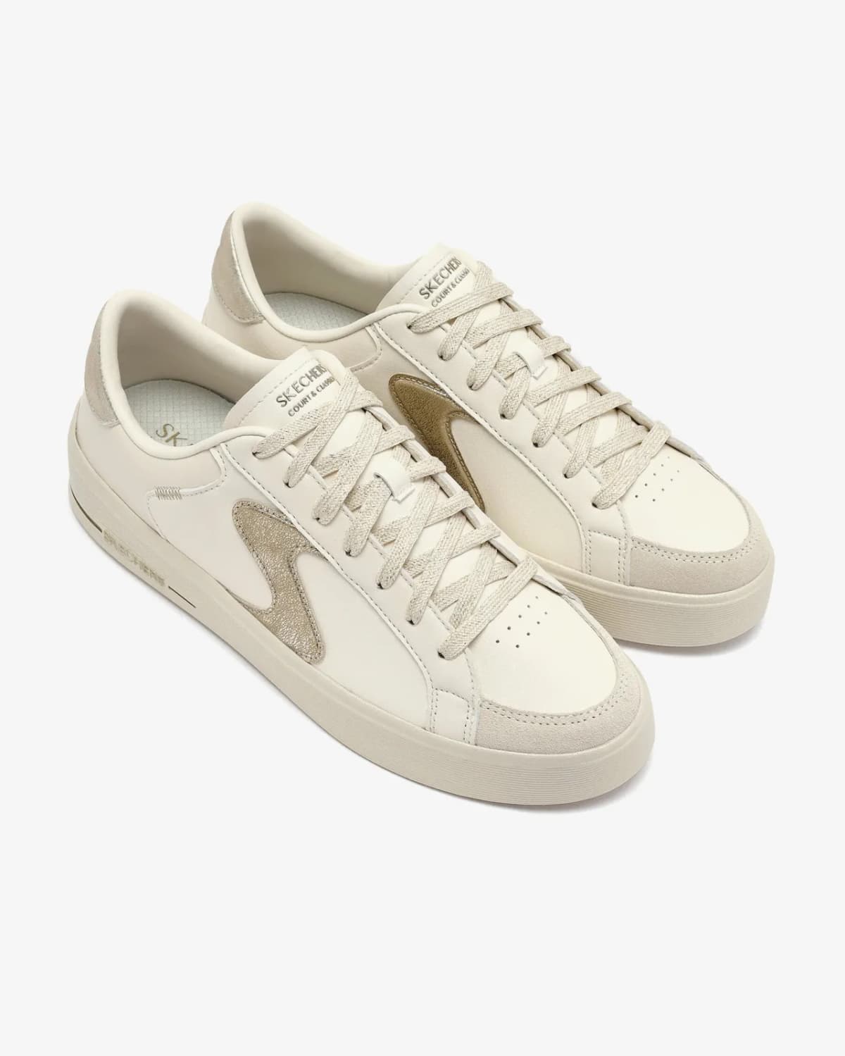 Skechers Hiland - Quite Chic Kadın Bej Sneakers · 185170-NTGD (6/12)