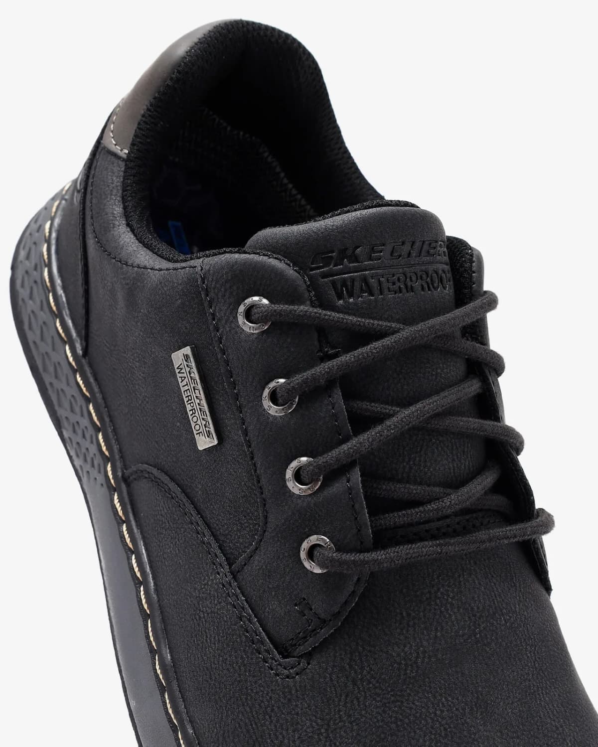 Skechers Garlan - Pryor Erkek Siyah Su Geçirmez Günlük Ayakkabı · 205234-BLK (7/8)