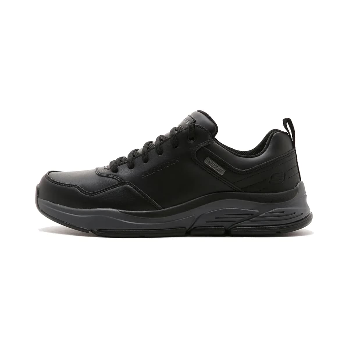 Skechers Benago - Hombre Erkek Siyah Su Geçirmez Günlük Ayakkabı · 210021-BKGY (2/9)