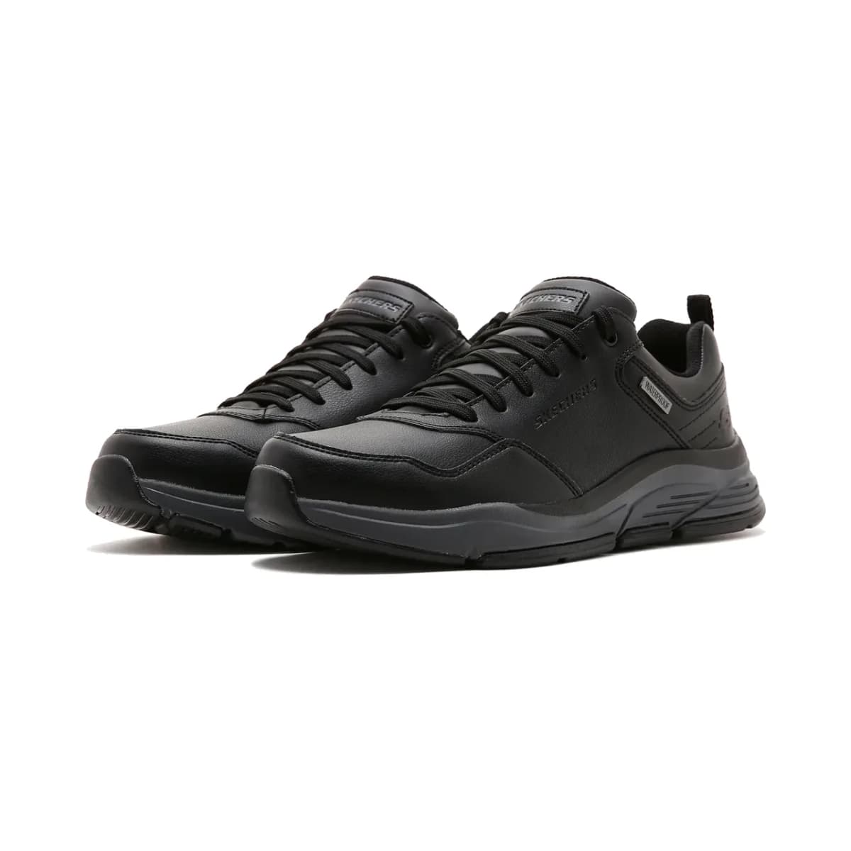 Skechers Benago - Hombre Erkek Siyah Su Geçirmez Günlük Ayakkabı · 210021-BKGY (3/9)