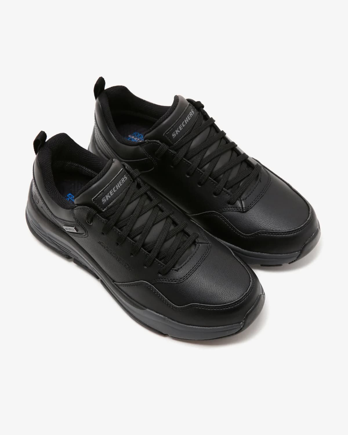 Skechers Benago - Hombre Erkek Siyah Su Geçirmez Günlük Ayakkabı · 210021-BKGY (6/9)