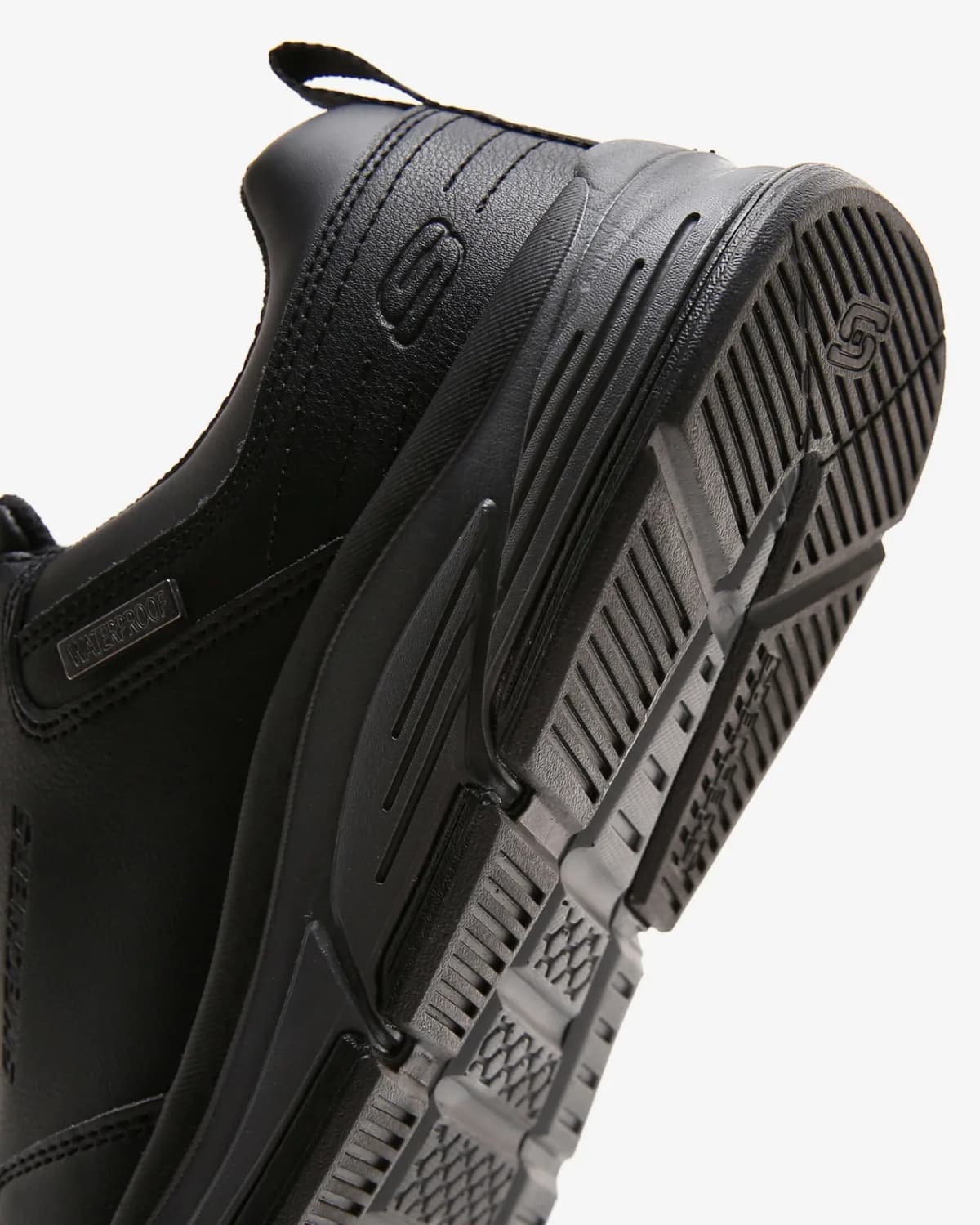 Skechers Benago - Hombre Erkek Siyah Su Geçirmez Günlük Ayakkabı · 210021-BKGY (8/9)