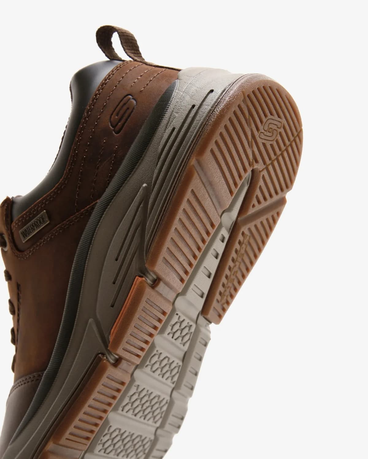 Skechers Benago - Hombre Erkek Kahverengi Su Geçirmez Günlük Ayakkabı · 210021-CDB (8/9)
