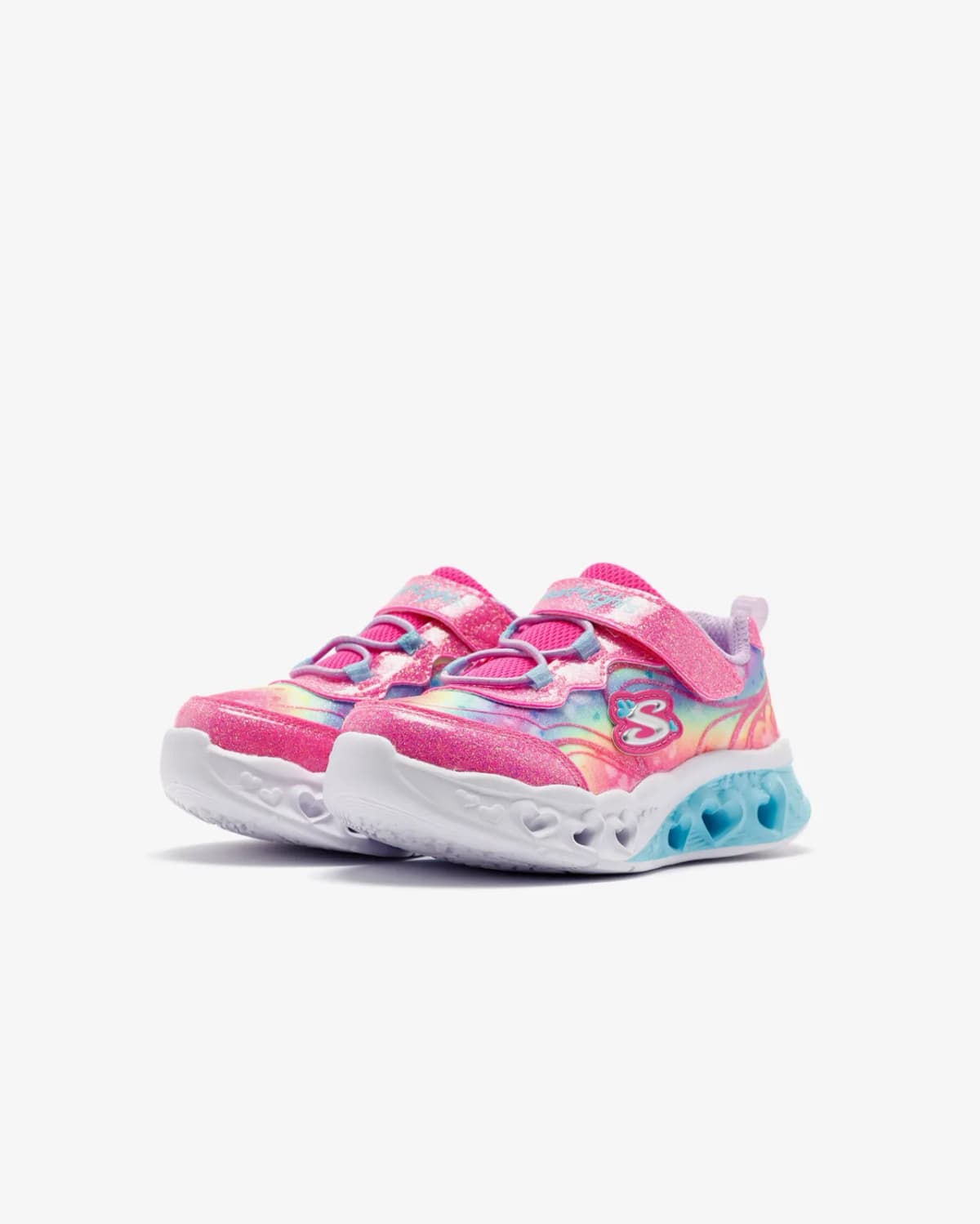 Skechers Flutter Heart Lights - Groovy Swirl Küçük Kız Çocuk Pembe Işıklı Spor Ayakkabı · 303253N-HPLV (3/11)