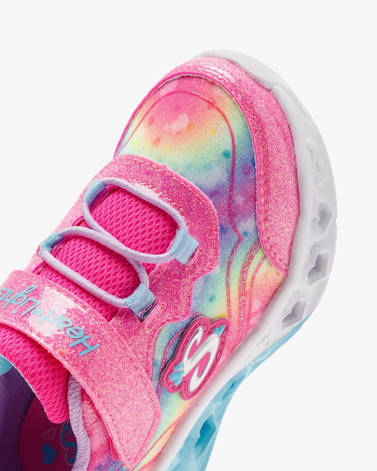 Skechers Flutter Heart Lights - Groovy Swirl Küçük Kız Çocuk Pembe Işıklı Spor Ayakkabı · 303253N-HPLV (9/11)