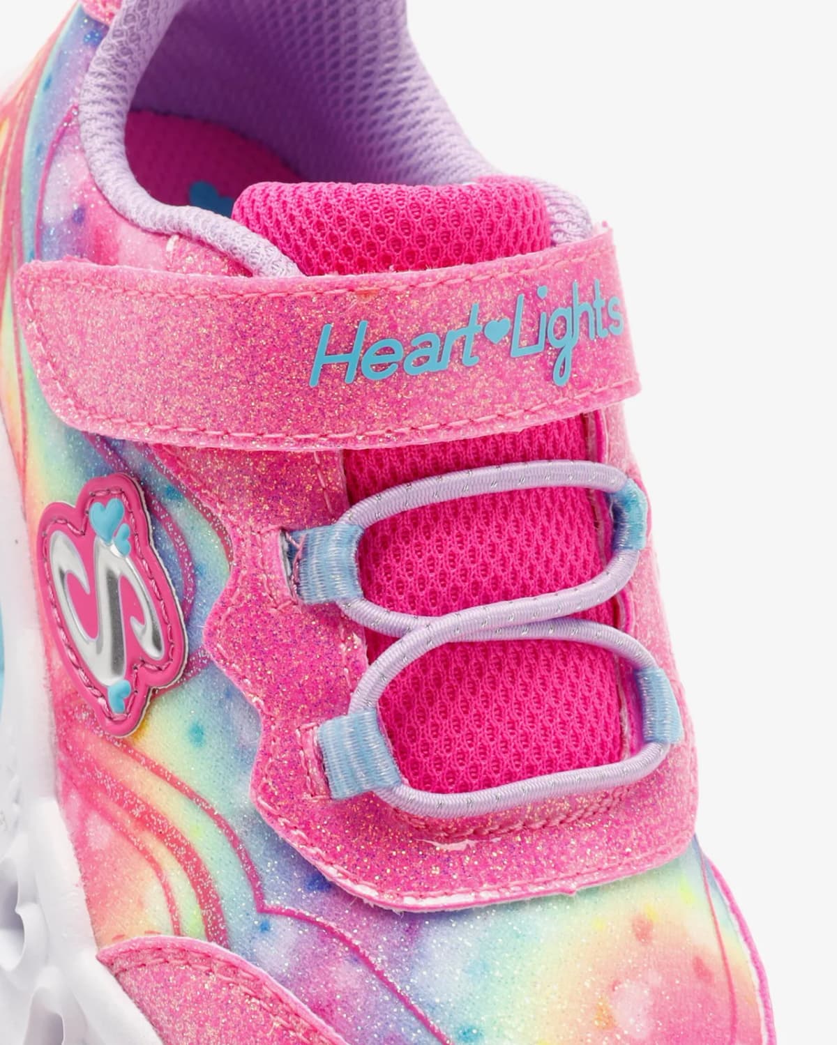 Skechers Flutter Heart Lights - Groovy Swirl Küçük Kız Çocuk Pembe Işıklı Spor Ayakkabı · 303253N-HPLV (10/11)