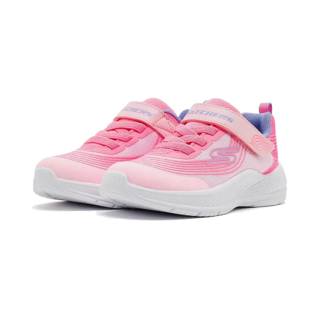 Skechers Microspec Advance Küçük Kız Çocuk Pembe Spor Ayakkabı · 303575N-LTPL (3/5)
