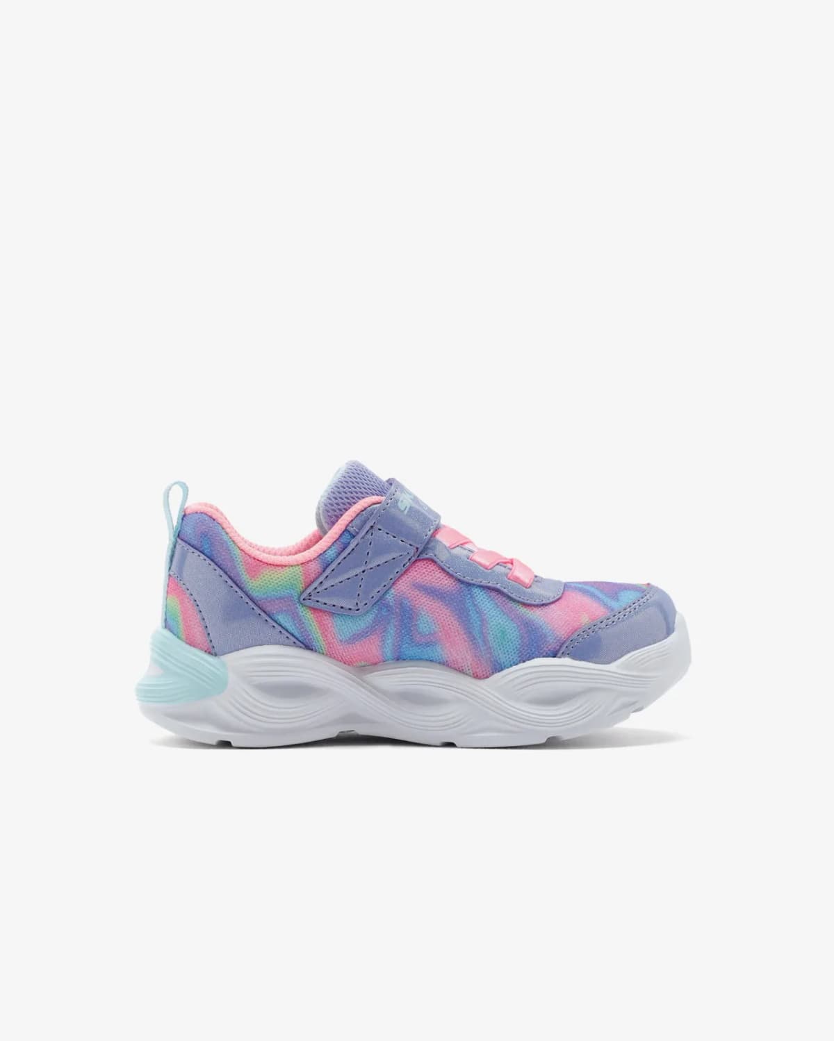 Skechers Twisty Glow - Sorbet Swirl Küçük Kız Çocuk Gri Işıklı Spor Ayakkabı — Pembe · 303716N-PWMT