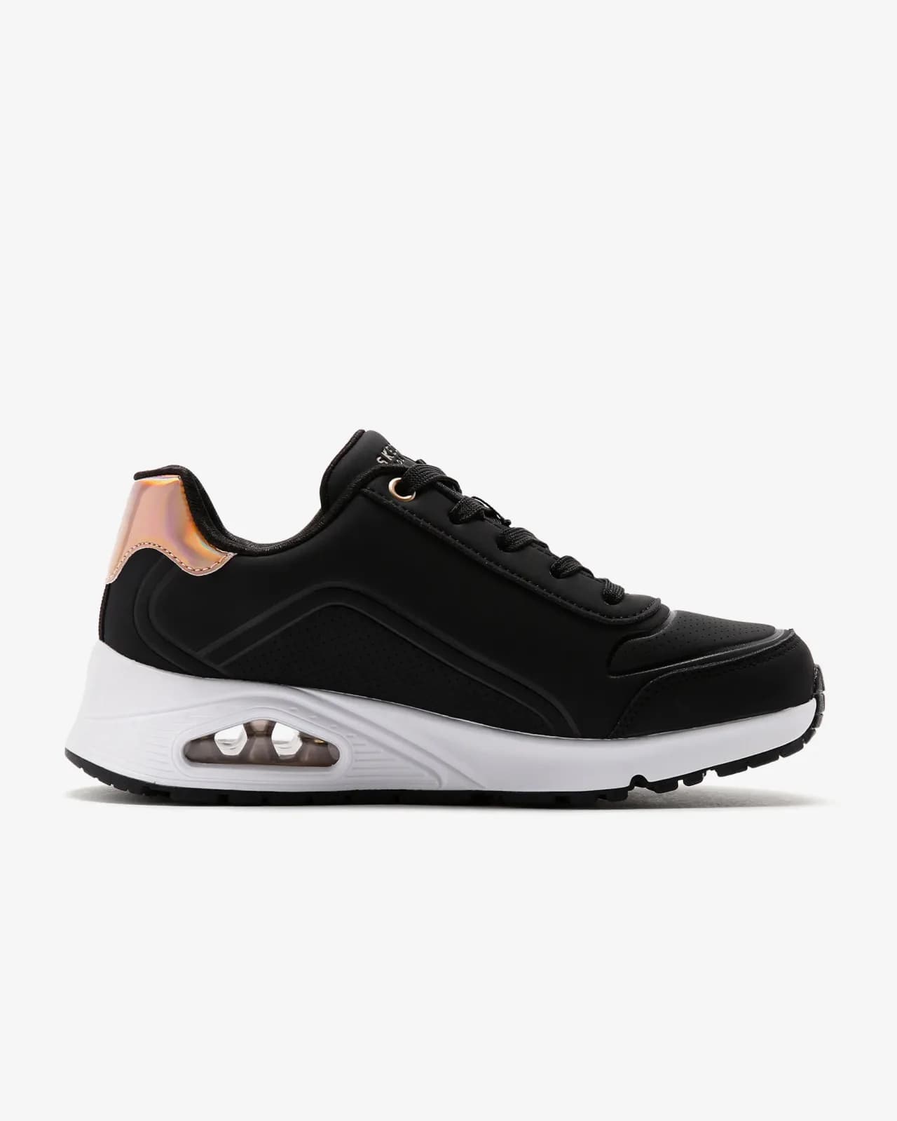 Skechers Uno Gen1 Büyük Kız Çocuk Siyah Sneakers