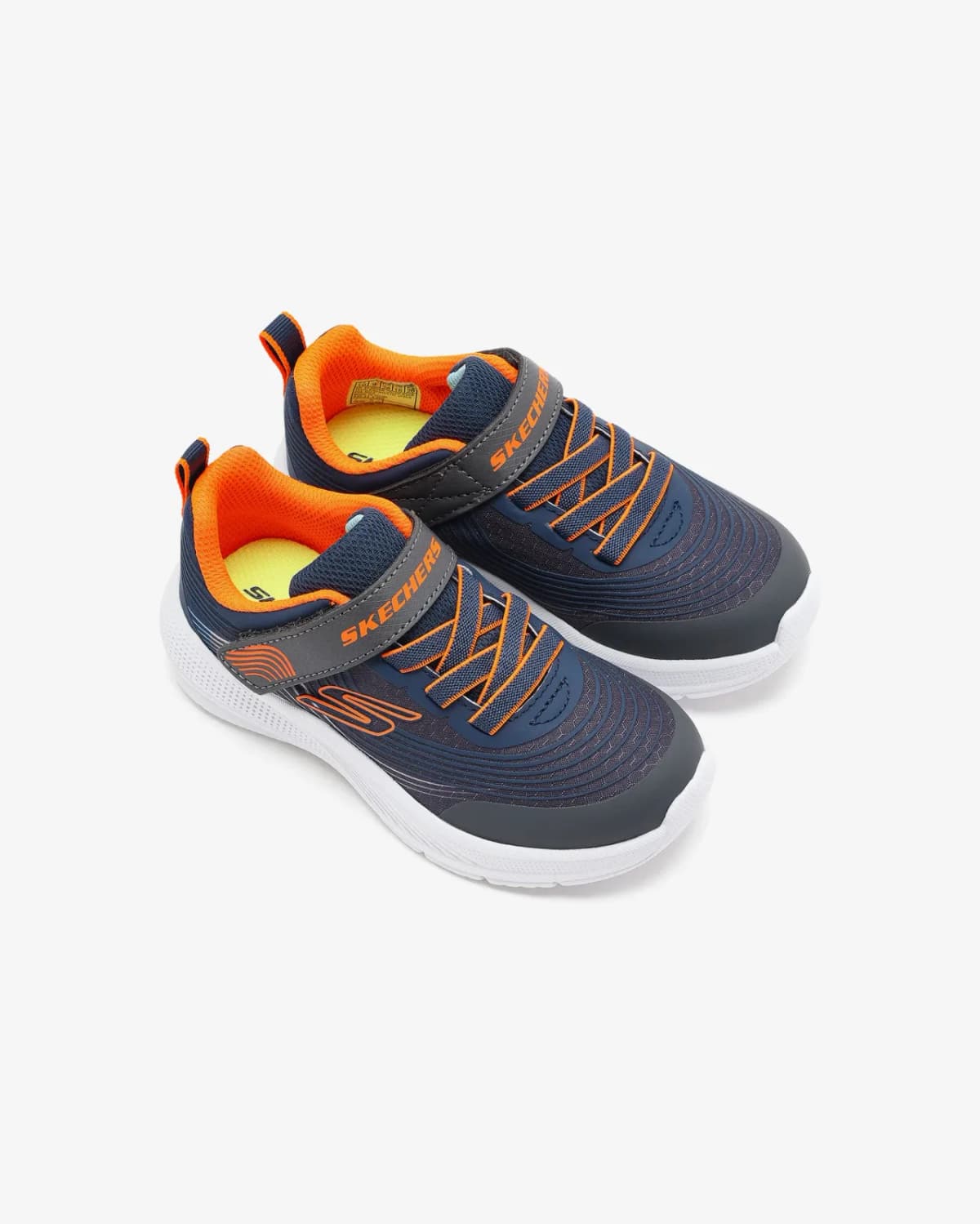 Skechers Microspec Advance Küçük Erkek Çocuk Lacivert Spor Ayakkabı — Mavi · 403926N-NVOR (6/7)