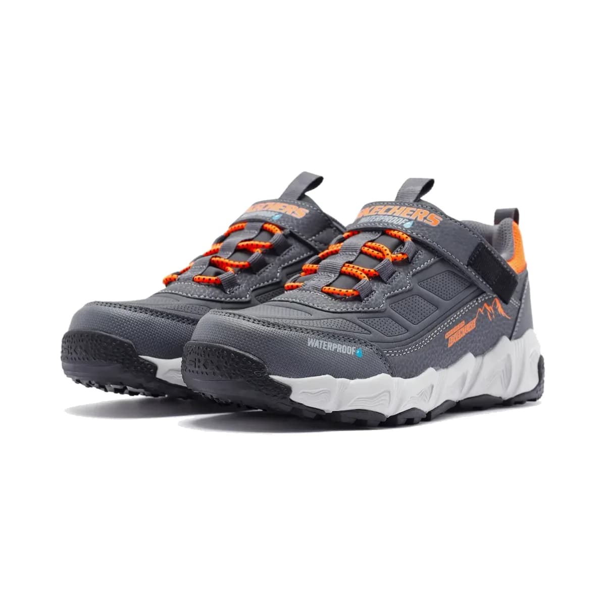 Skechers Velocitrek - H2o Ranger Büyük Erkek Çocuk Gri Su Geçirmez Spor Ayakkabı · 406448L-CCOR (3/10)
