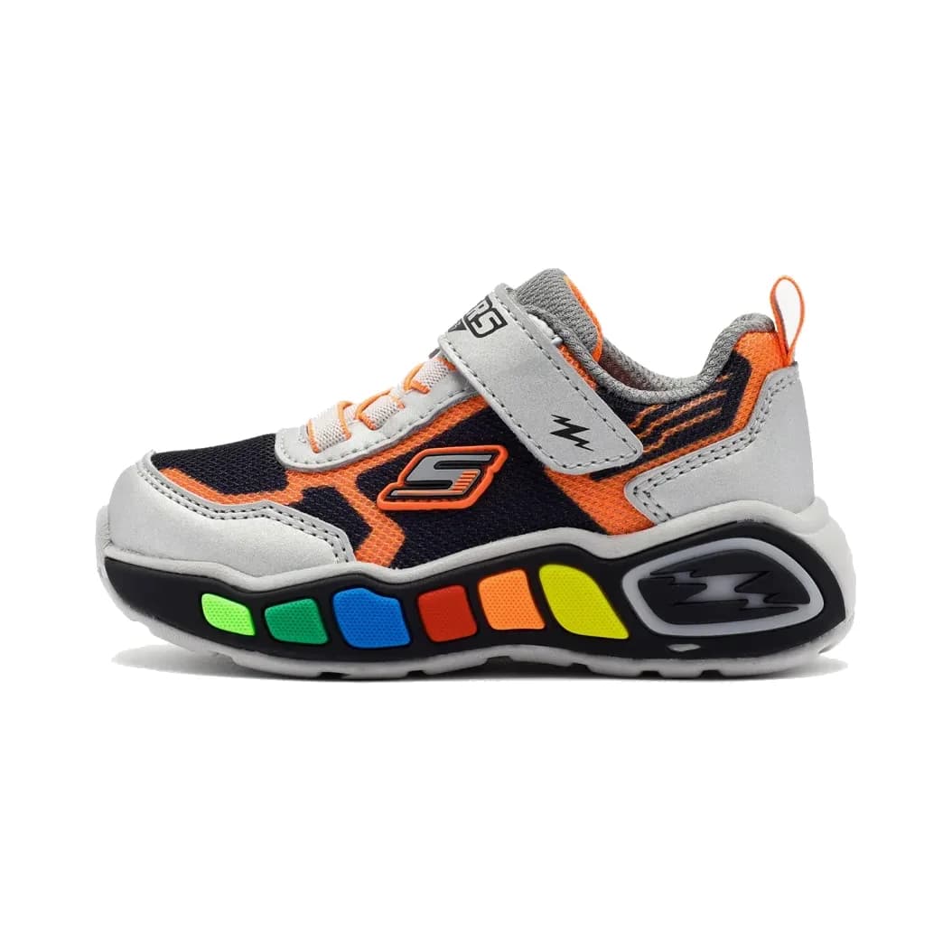 Skechers Play Scene - Storm Brights Küçük Erkek Çocuk Gri Spor Ayakkabı — Çok Renkli · 407606N-SLBK (2/11)