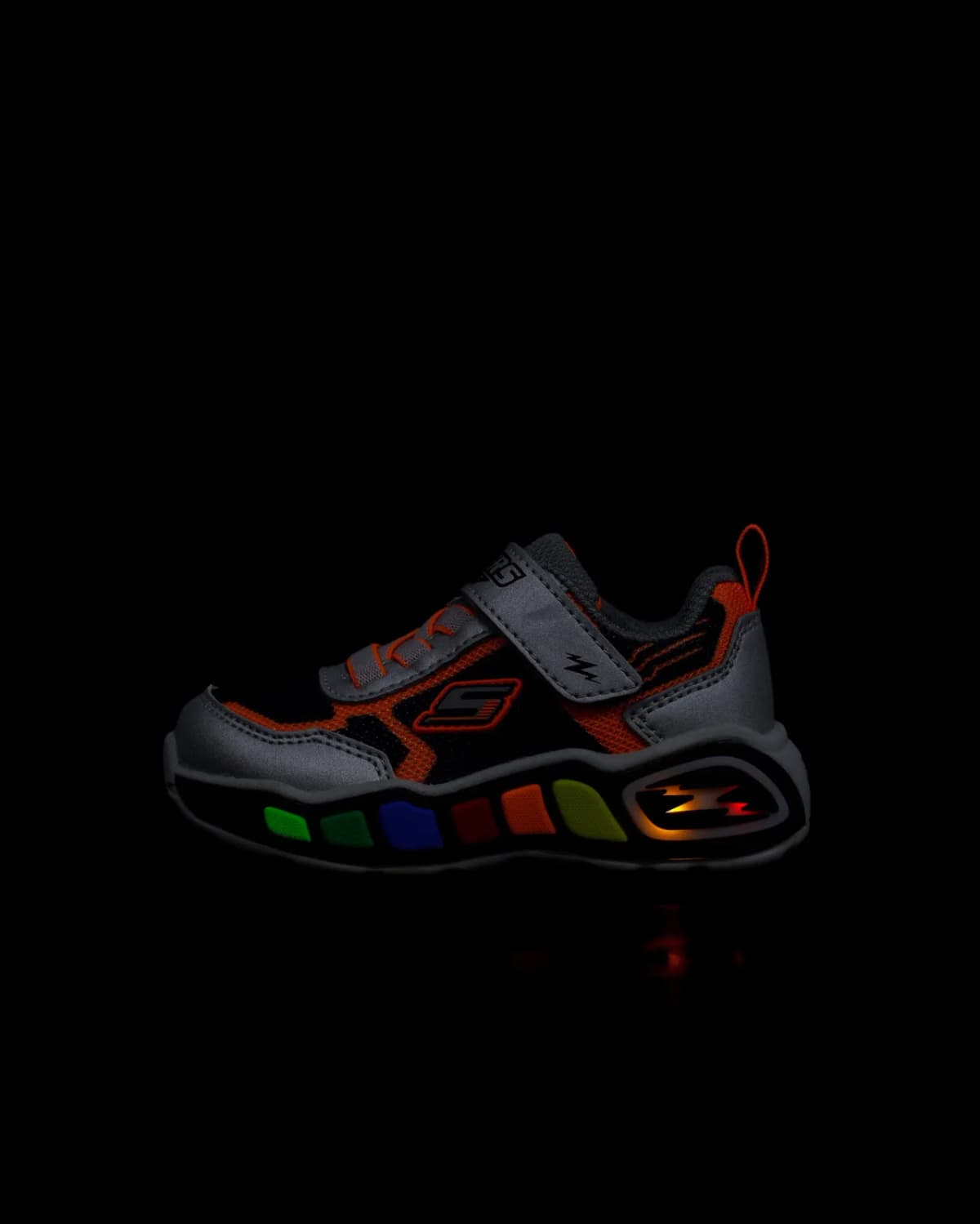 Skechers Play Scene - Storm Brights Küçük Erkek Çocuk Gri Spor Ayakkabı — Çok Renkli · 407606N-SLBK (3/11)