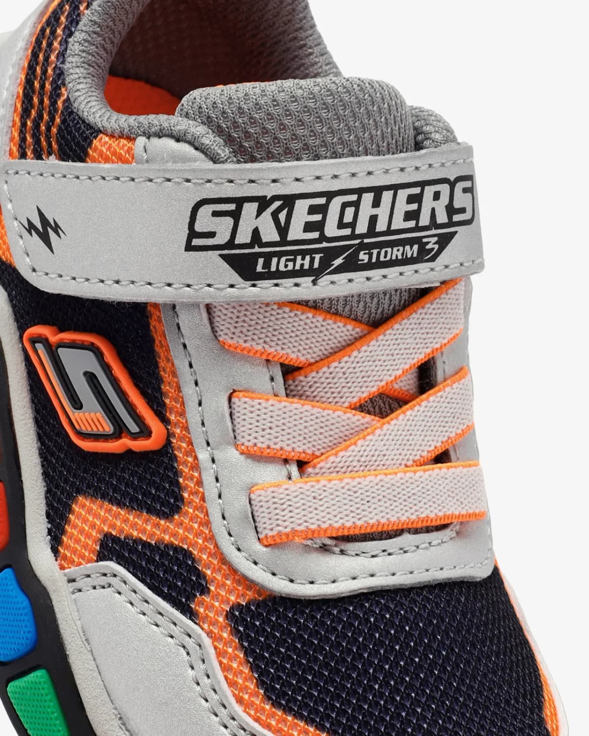 Skechers Play Scene - Storm Brights Küçük Erkek Çocuk Gri Spor Ayakkabı — Çok Renkli · 407606N-SLBK (9/11)
