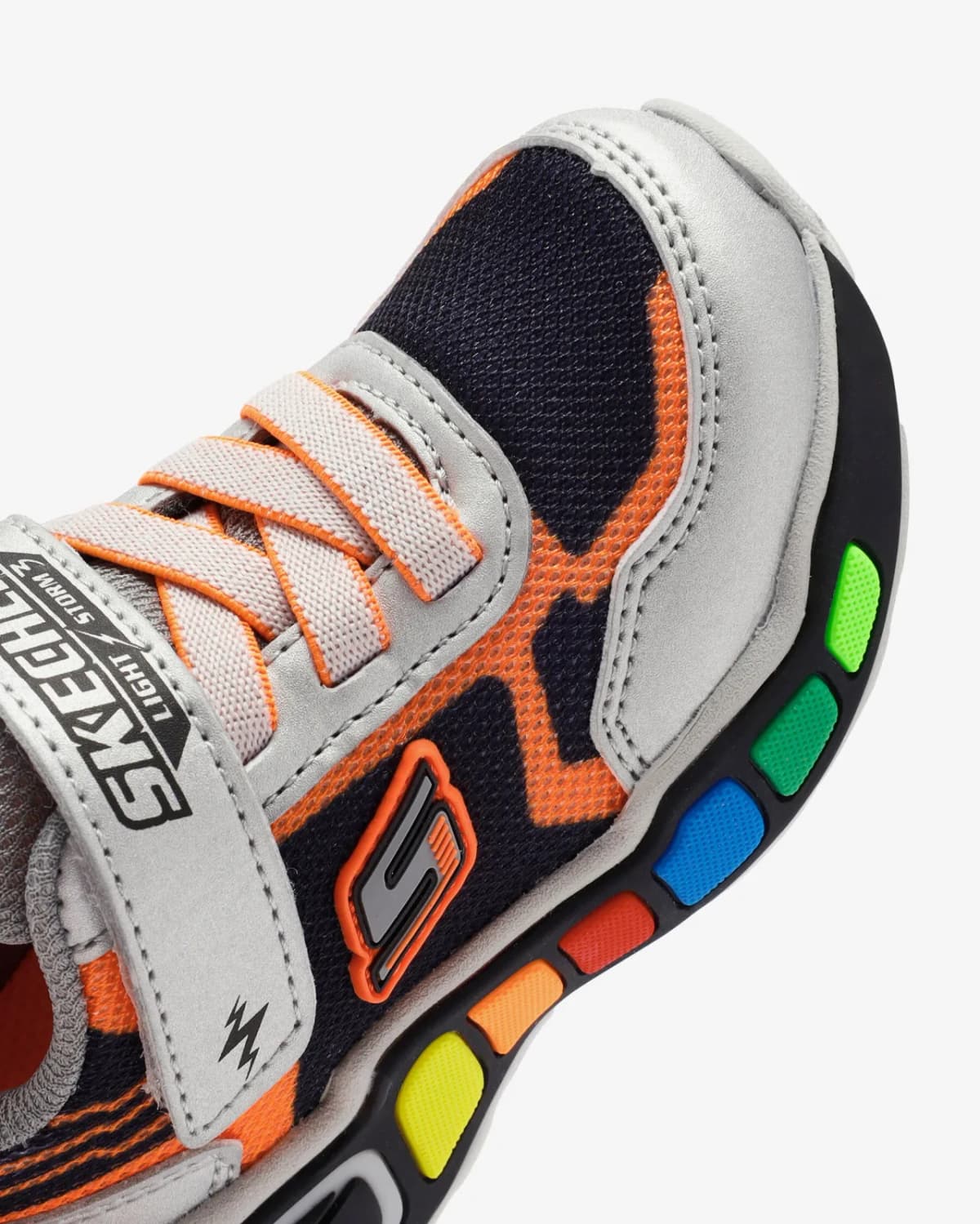 Skechers Play Scene - Storm Brights Küçük Erkek Çocuk Gri Spor Ayakkabı — Çok Renkli · 407606N-SLBK (10/11)
