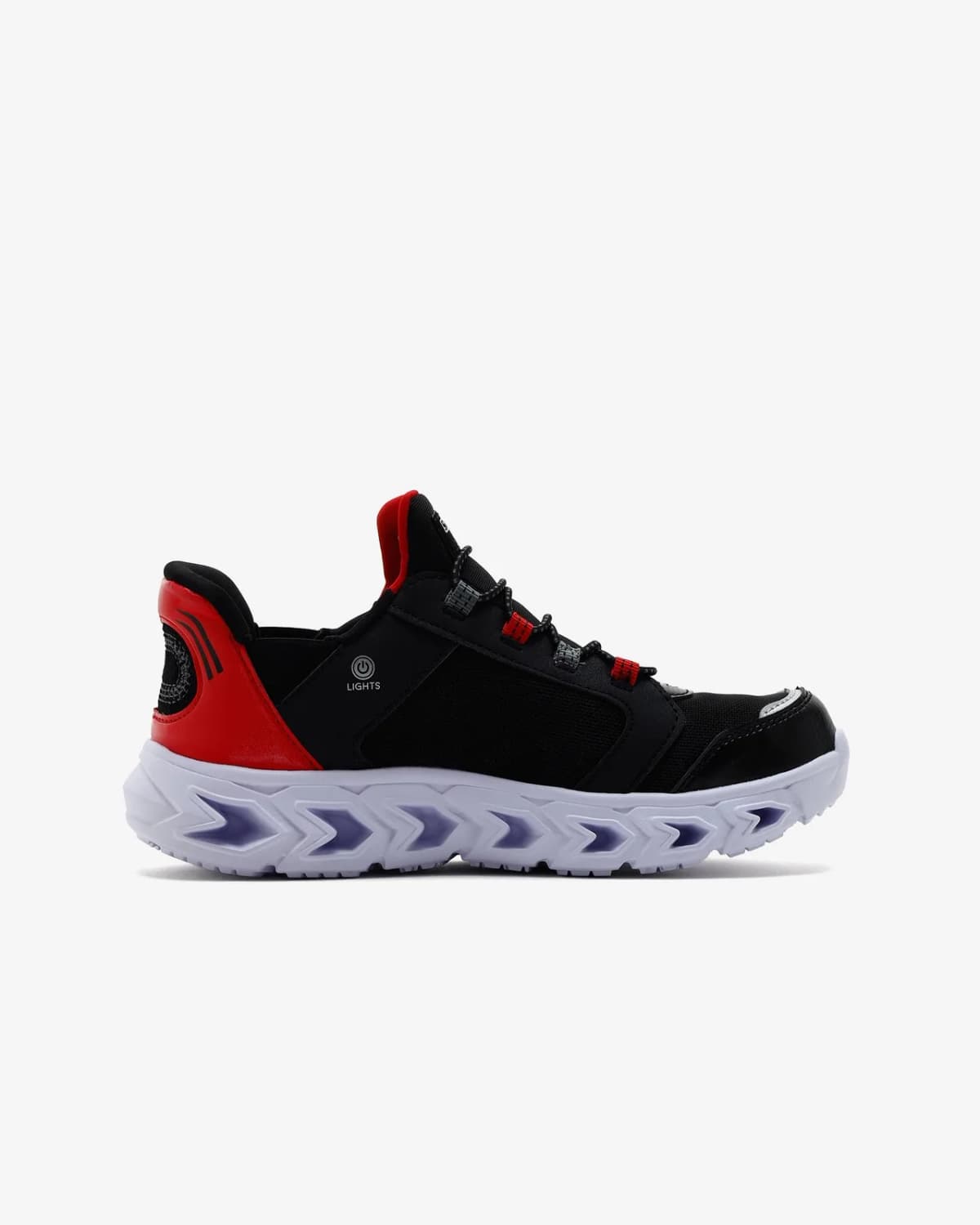 Skechers Slip-İns: Hypno-Flash 2.0 - Odelux Erkek Çocuk Spor Ayakkabı — Siyah · 403843L-BKRD (7/8)