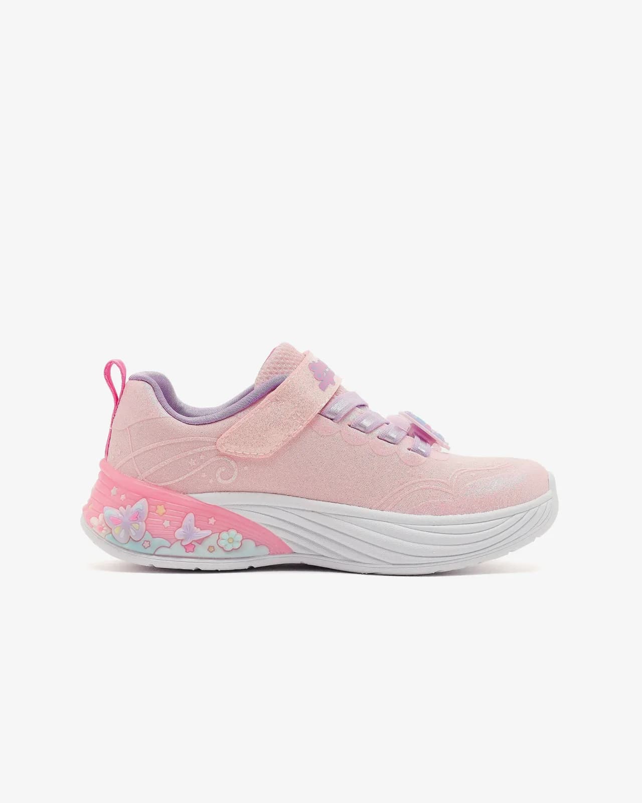 Skechers Butterfly Bliss Büyük Kız Çocuk Pembe Işıklı Spor Ayakkabı