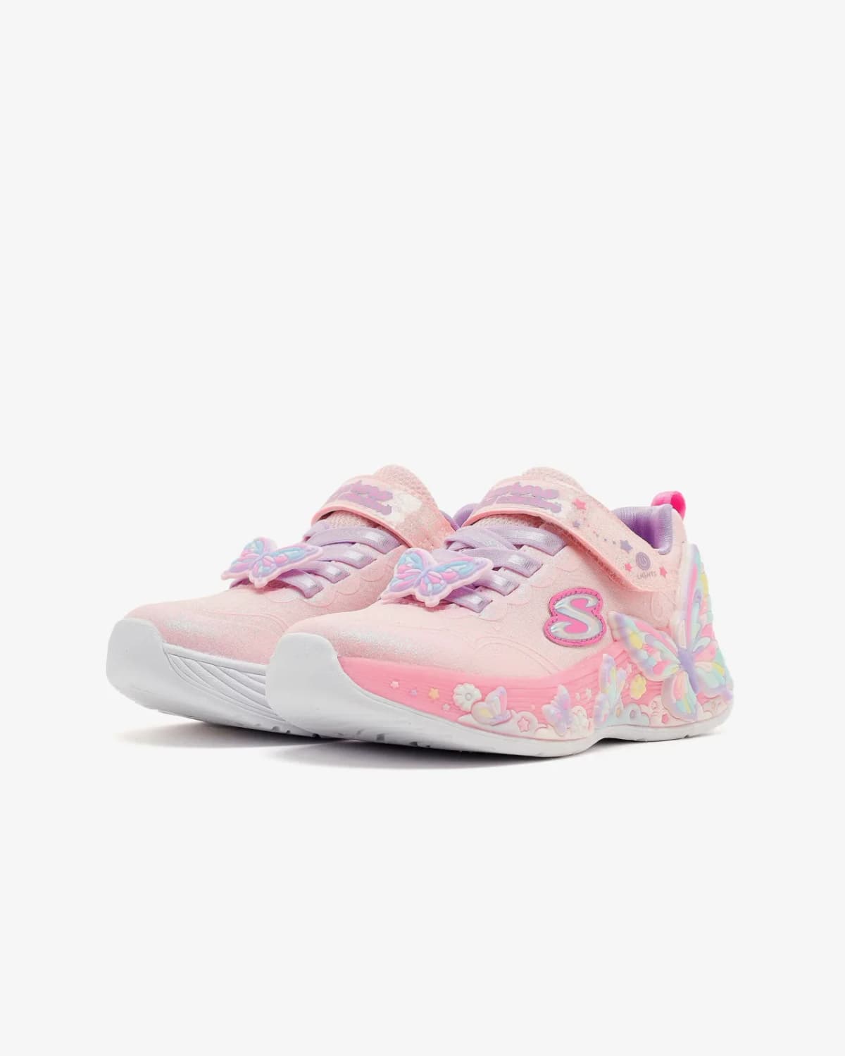 Skechers Butterfly Bliss Büyük Kız Çocuk Pembe Işıklı Spor Ayakkabı · 303065L-LPMT (3/6)