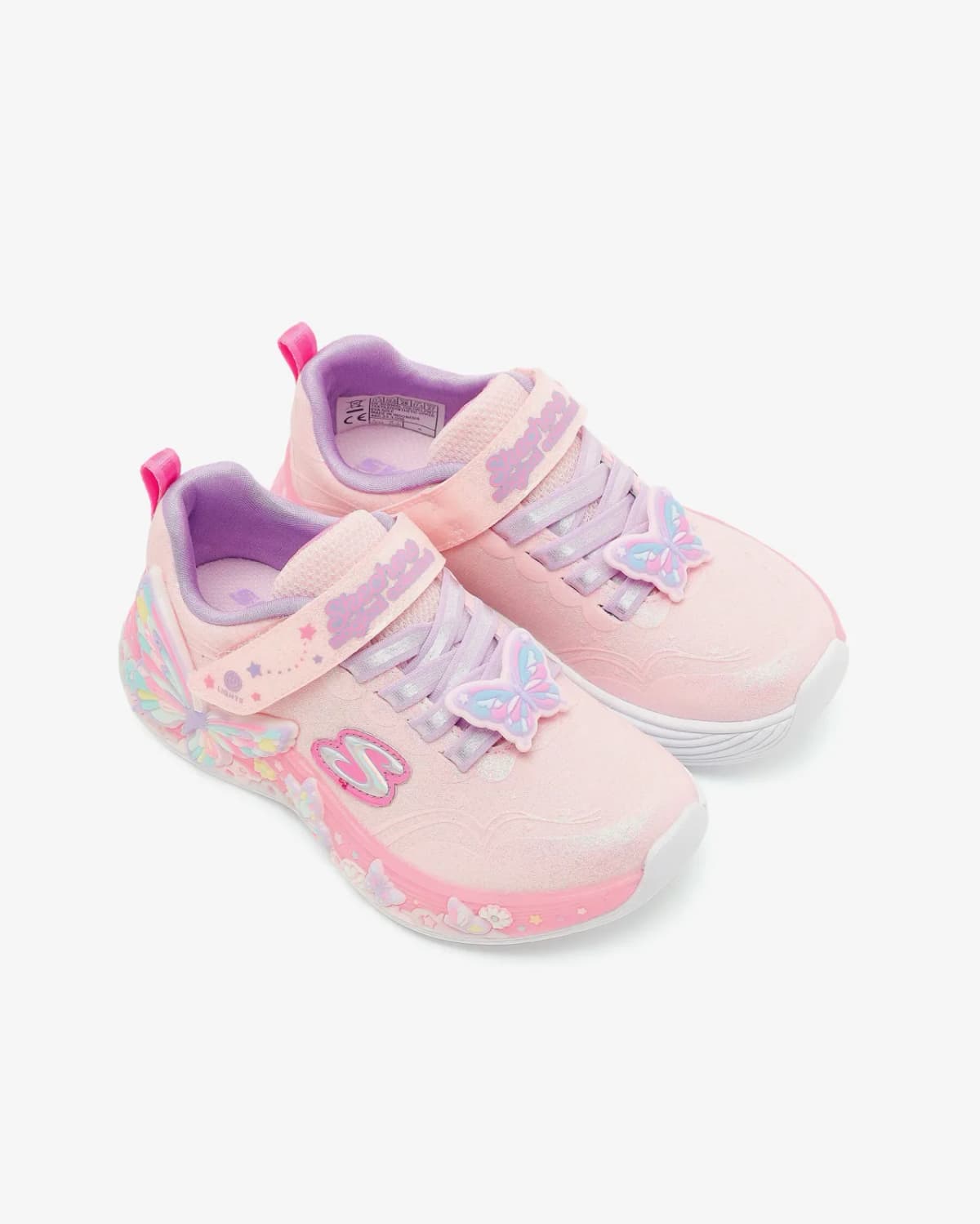 Skechers Butterfly Bliss Büyük Kız Çocuk Pembe Işıklı Spor Ayakkabı · 303065L-LPMT (5/6)