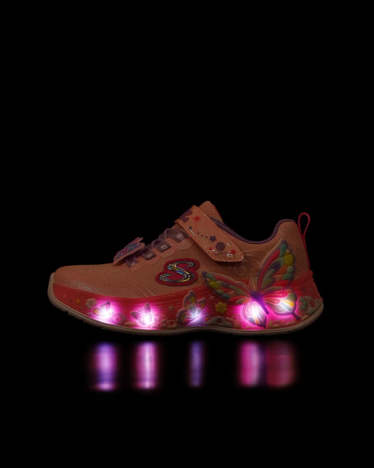 Skechers Butterfly Bliss Büyük Kız Çocuk Pembe Işıklı Spor Ayakkabı · 303065L-LPMT (6/6)