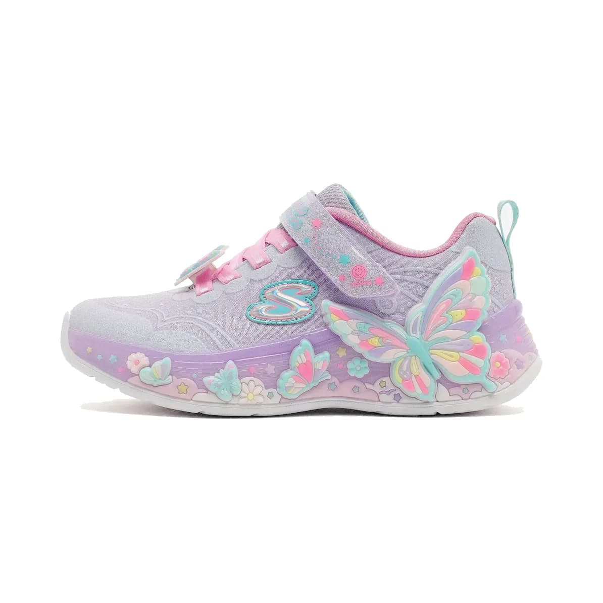 Skechers Butterfly Bliss Büyük Kız Çocuk Mor Işıklı Spor Ayakkabı · 303065L-LVMT (2/6)