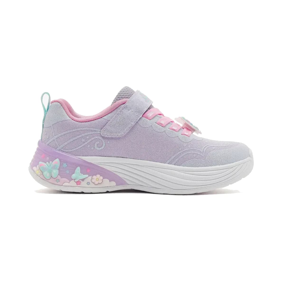 Skechers Butterfly Bliss Büyük Kız Çocuk Mor Işıklı Spor Ayakkabı · 303065L-LVMT