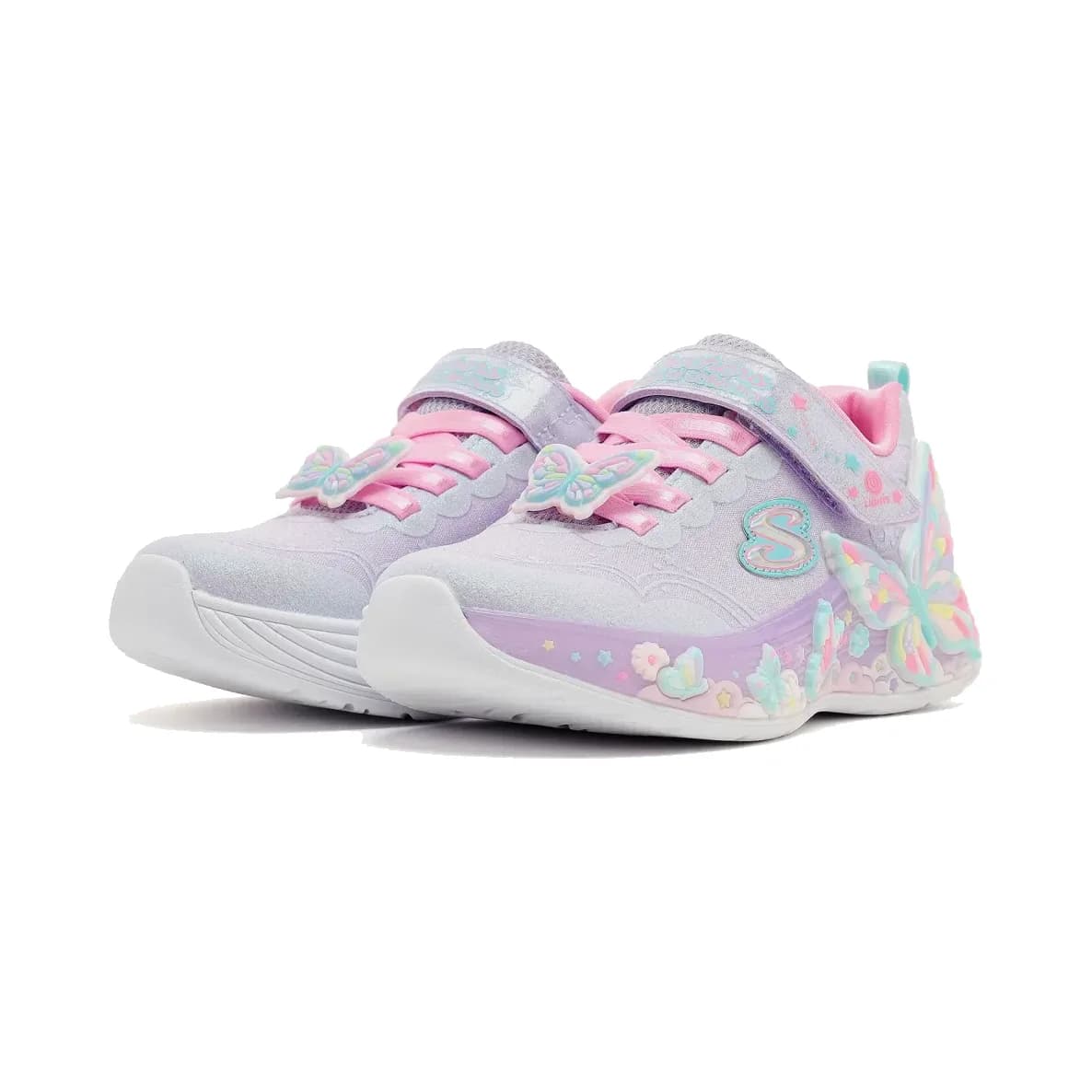 Skechers Butterfly Bliss Büyük Kız Çocuk Mor Işıklı Spor Ayakkabı · 303065L-LVMT (3/6)