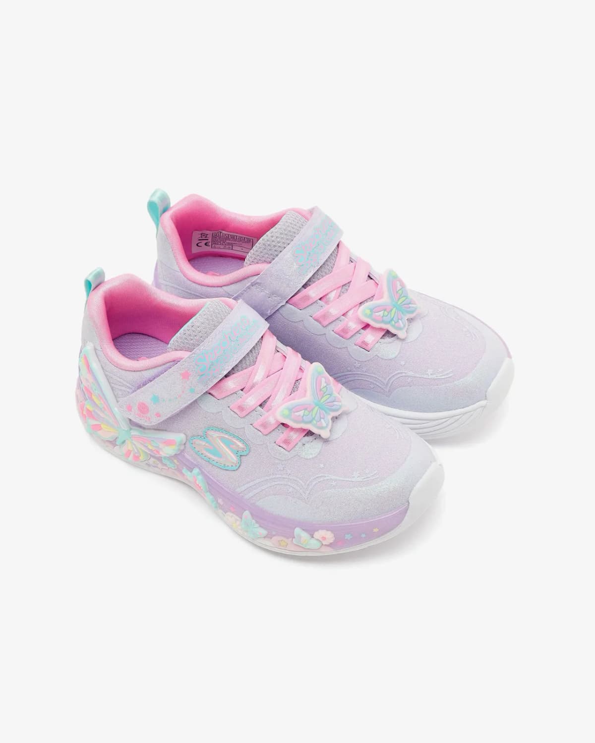 Skechers Butterfly Bliss Büyük Kız Çocuk Mor Işıklı Spor Ayakkabı · 303065L-LVMT (5/6)