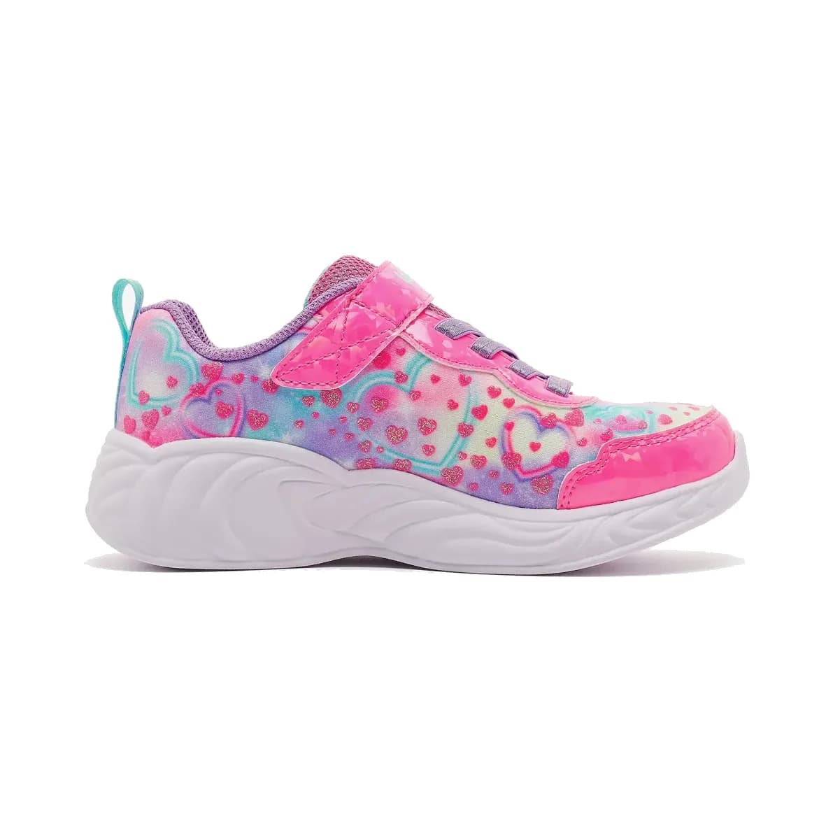 Skechers Unicorn Dreams - Heart Sparkles Büyük Kız Çocuk Pembe Işıklı Spor Ayakkabı · 303063L-PKMT