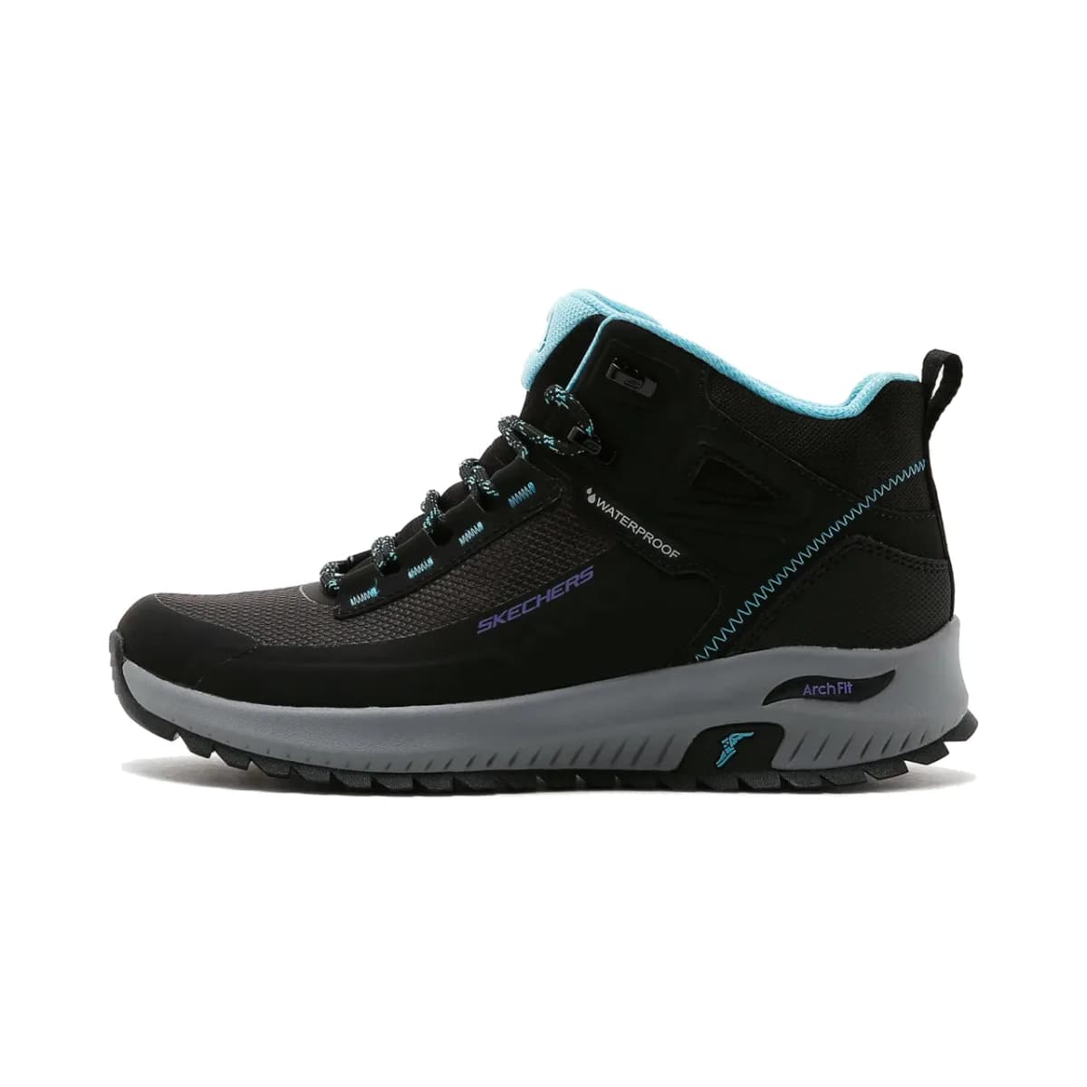 Skechers Arch Fit Discover - Elevation Gain Kadın Siyah Su Geçirmez Outdoor Bot · 180086-BKBL (2/9)