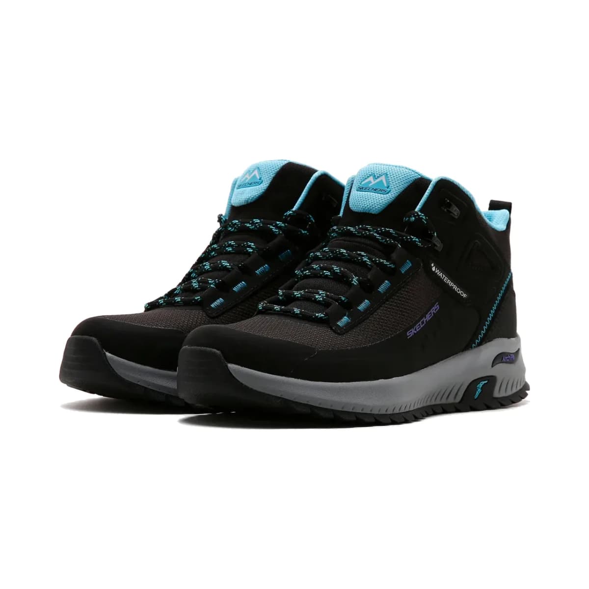 Skechers Arch Fit Discover - Elevation Gain Kadın Siyah Su Geçirmez Outdoor Bot · 180086-BKBL (3/9)