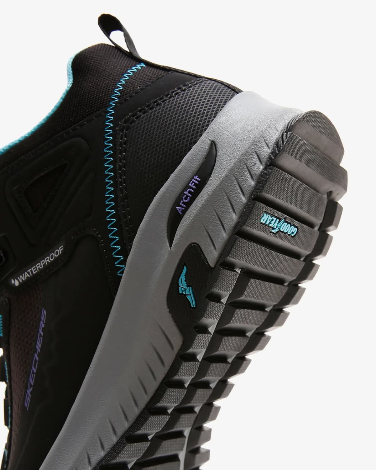 Skechers Arch Fit Discover - Elevation Gain Kadın Siyah Su Geçirmez Outdoor Bot · 180086-BKBL (7/9)