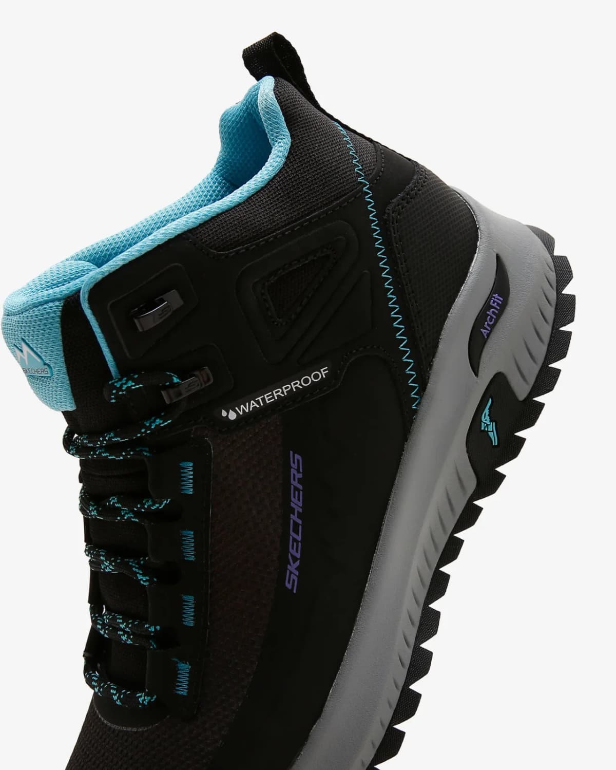 Skechers Arch Fit Discover - Elevation Gain Kadın Siyah Su Geçirmez Outdoor Bot · 180086-BKBL (8/9)