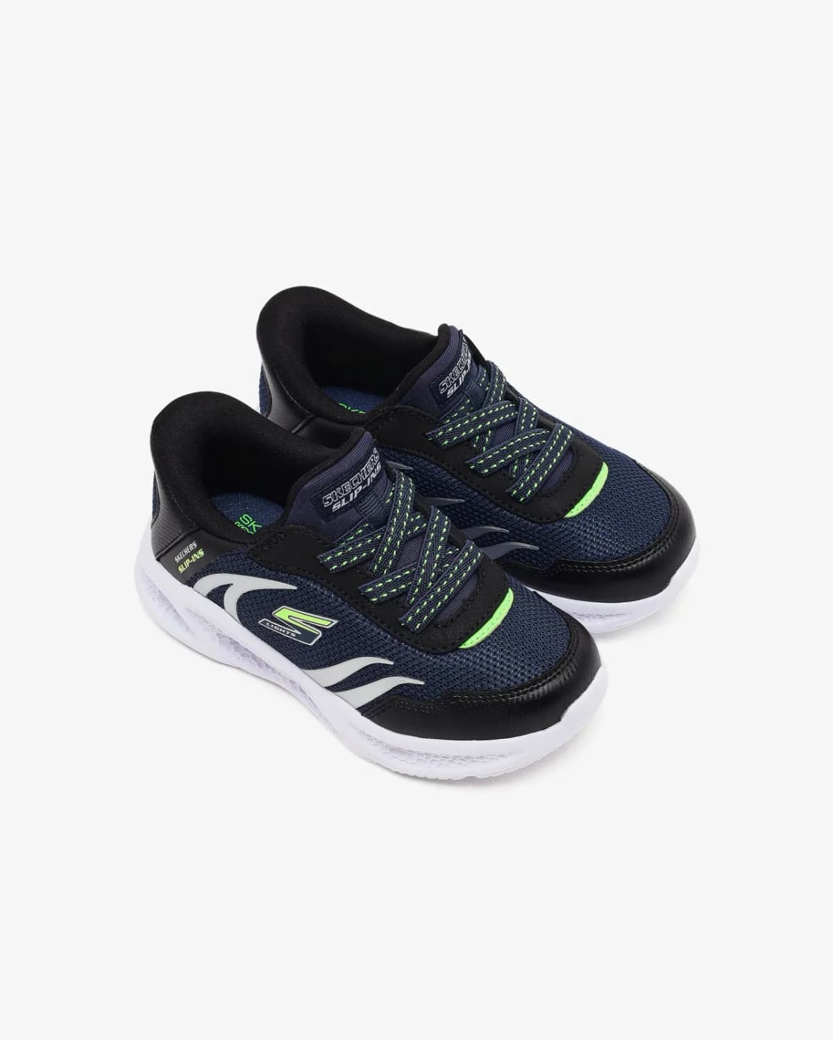 Skechers Meteor-lights - Brisk-beams Küçük Erkek Çocuk Lacivert Işıklı Spor Ayakkabı — Mavi · 403848N-NVBK (6/7)