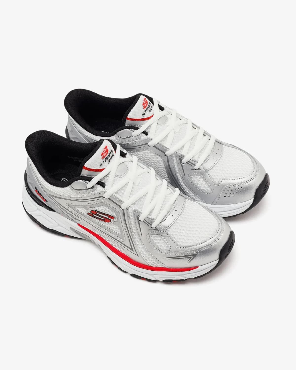 Skechers Stamina Sport - Kordae Erkek Beyaz Sneakers · 233156-WSRD (6/8)