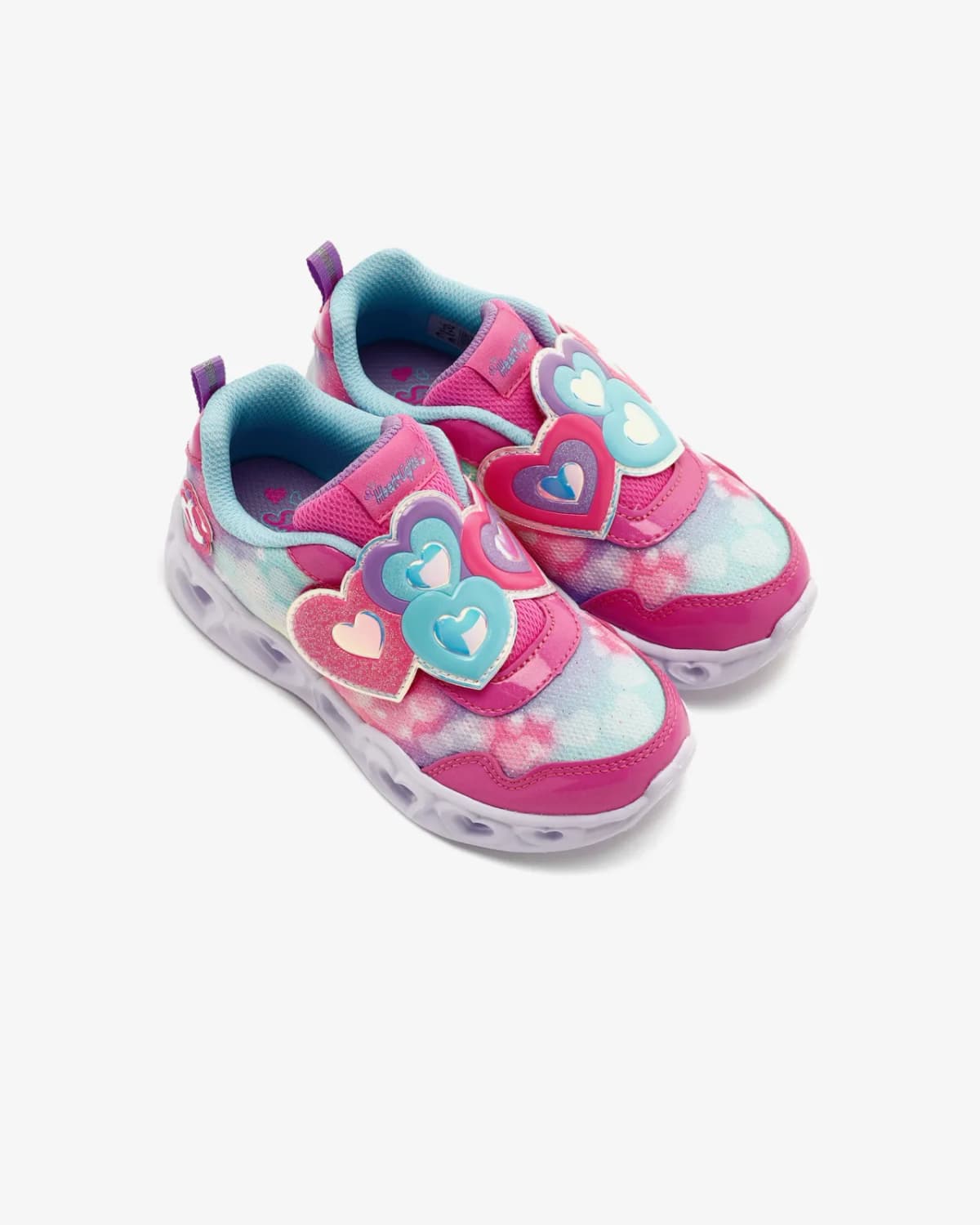 Skechers Heart Lights - Lovin Reflection Küçük Kız Çocuk Pembe Işıklı Spor Ayakkabı · 302693N-PKTQ (6/11)