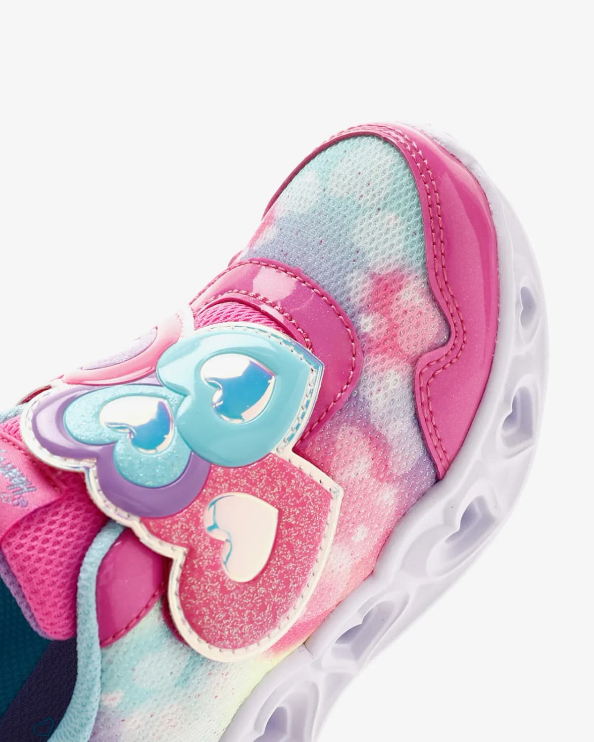 Skechers Heart Lights - Lovin Reflection Küçük Kız Çocuk Pembe Işıklı Spor Ayakkabı · 302693N-PKTQ (10/11)