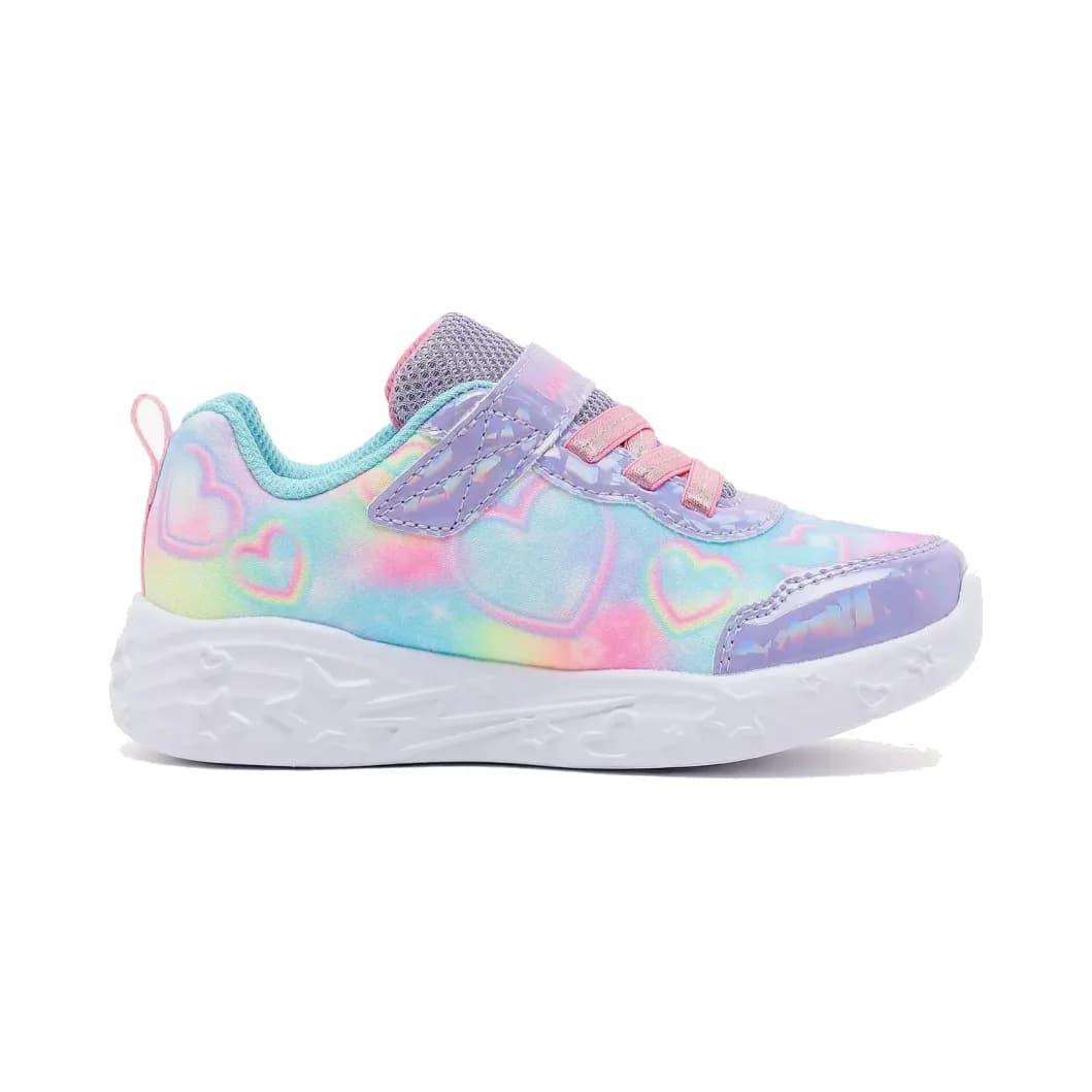 Skechers Unicorn Charmer - Lil Heart Sparkles Küçük Kız Çocuk Mor Işıklı Spor Ayakkabı · 303064N-LVMT