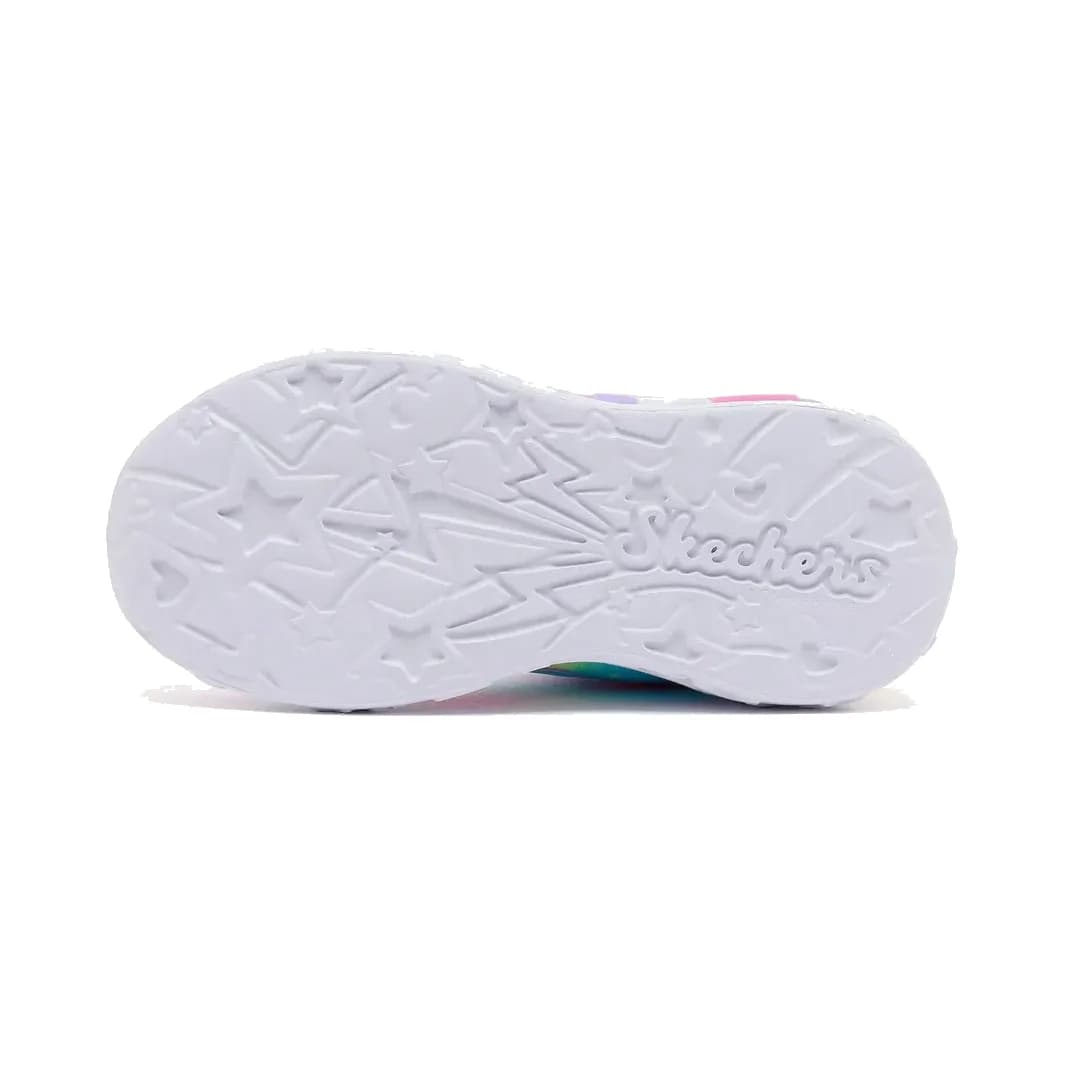 Skechers Unicorn Charmer - Lil Heart Sparkles Küçük Kız Çocuk Mor Işıklı Spor Ayakkabı · 303064N-LVMT (4/6)