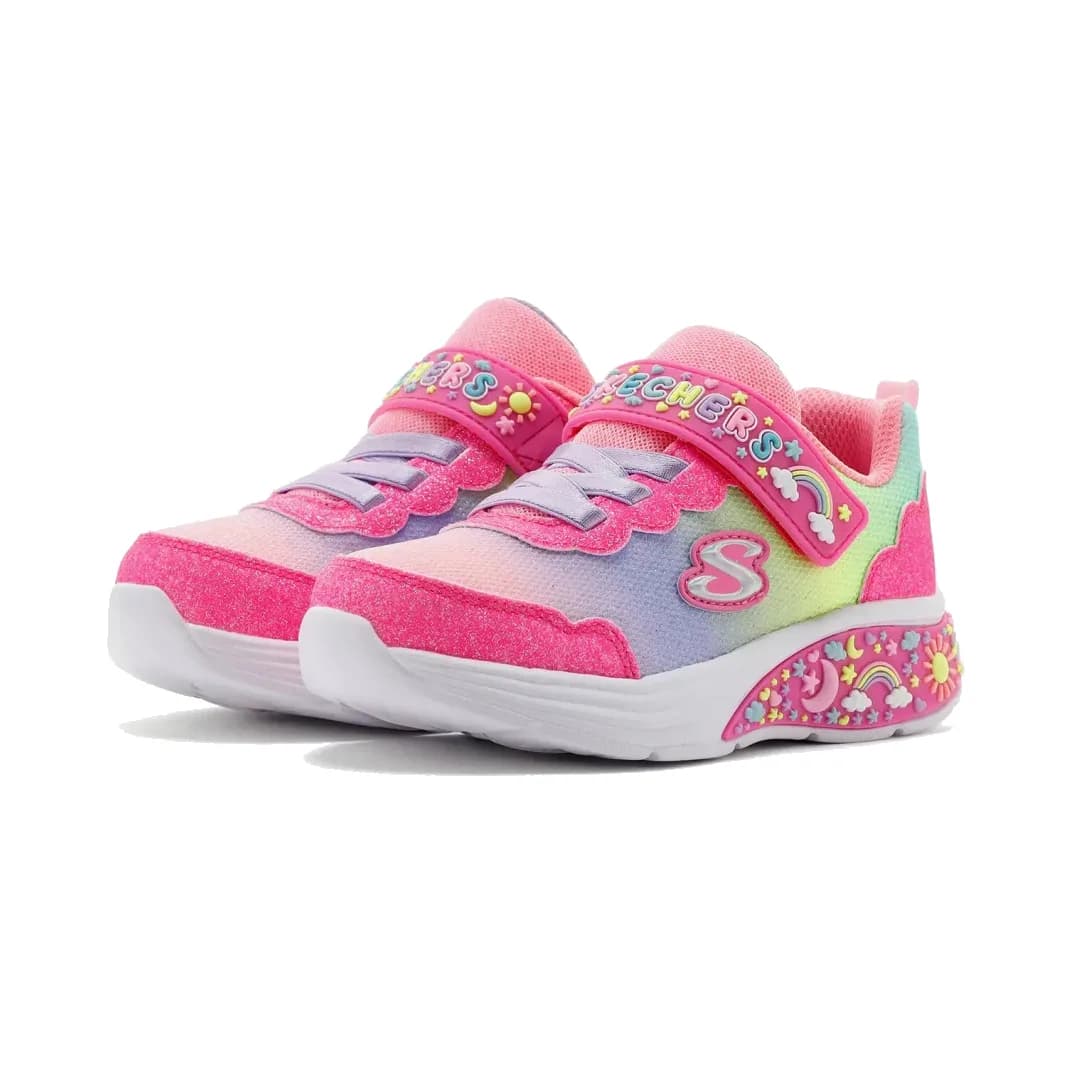 Skechers My Dreamers Küçük Kız Çocuk Pembe Işıklı Spor Ayakkabı — Çok Renkli · 303157N-PKMT (3/12)