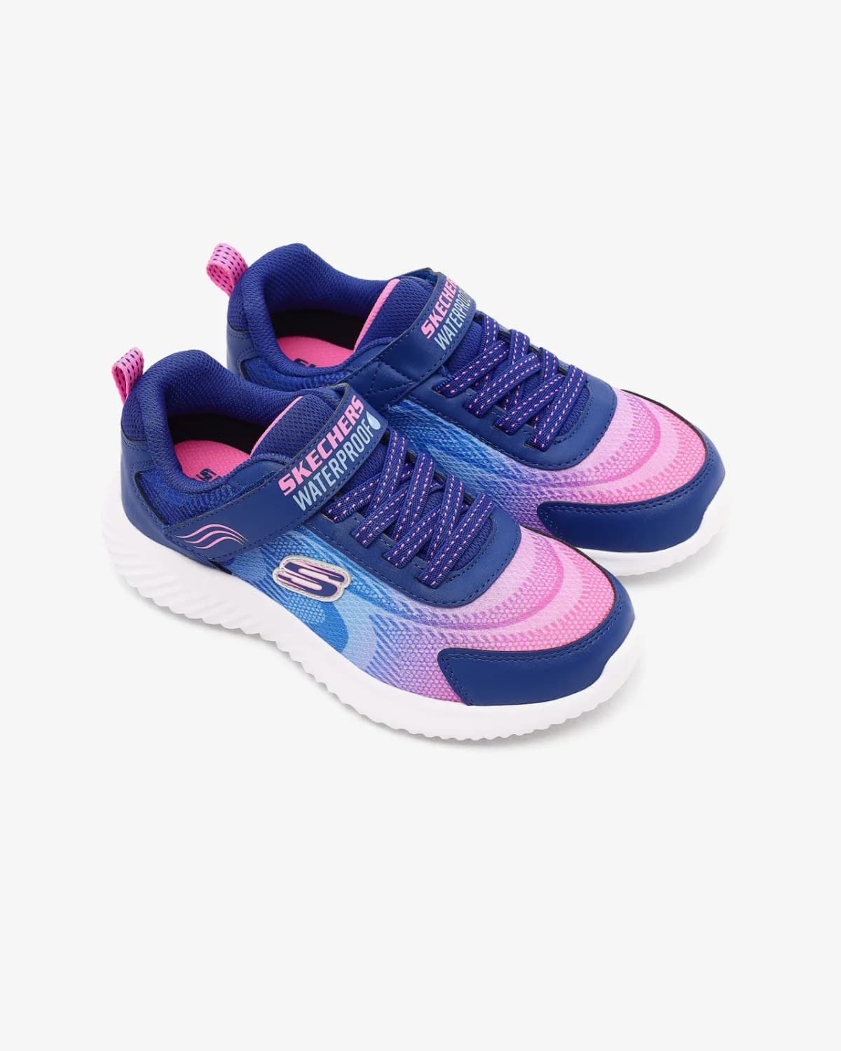 Skechers Bounder Büyük Kız Çocuk Lacivert Su Geçirmez Spor Ayakkabı — Mavi · 303452L-NVMT (5/5)