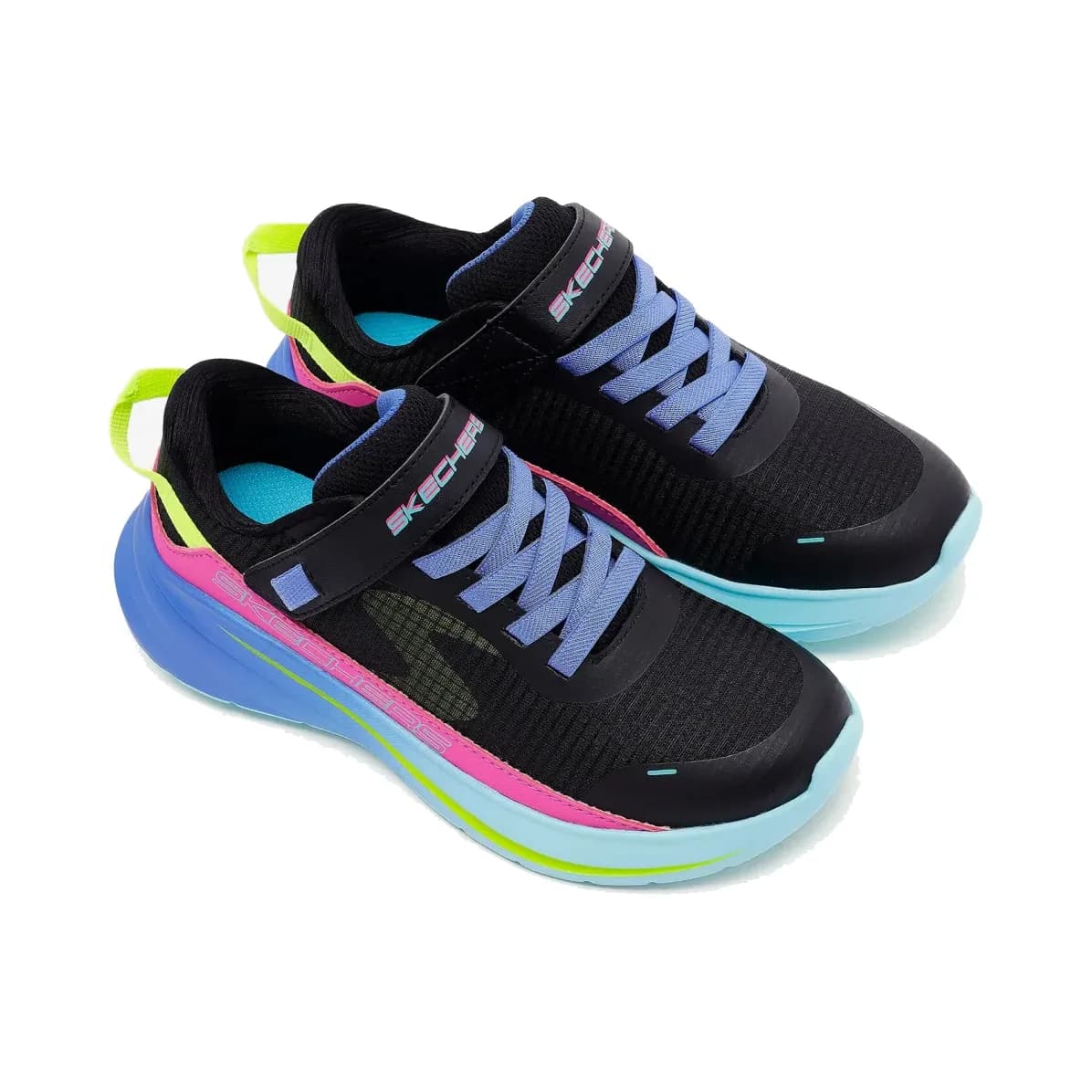 Skechers Wave 92 - Imara Lite Büyük Kız Çocuk Siyah Spor Ayakkabı · 303571L-BKMT (4/8)